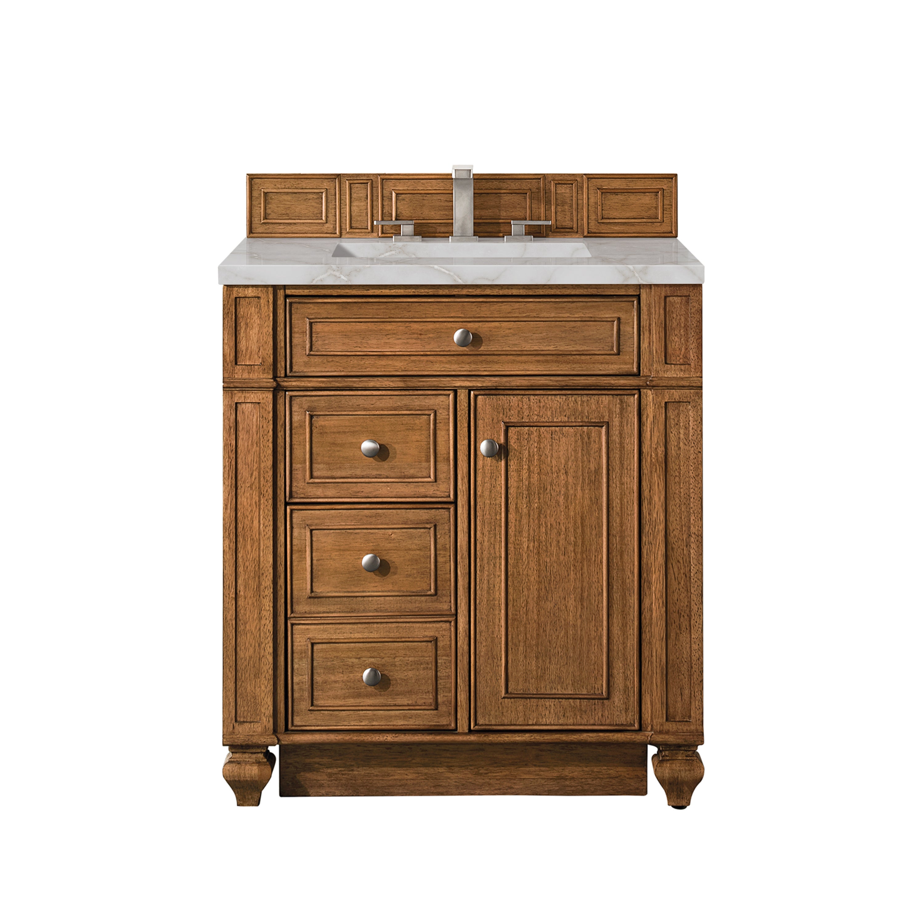 James Martin Vanities Bristol 30" Single Vanity - Saddle Brown