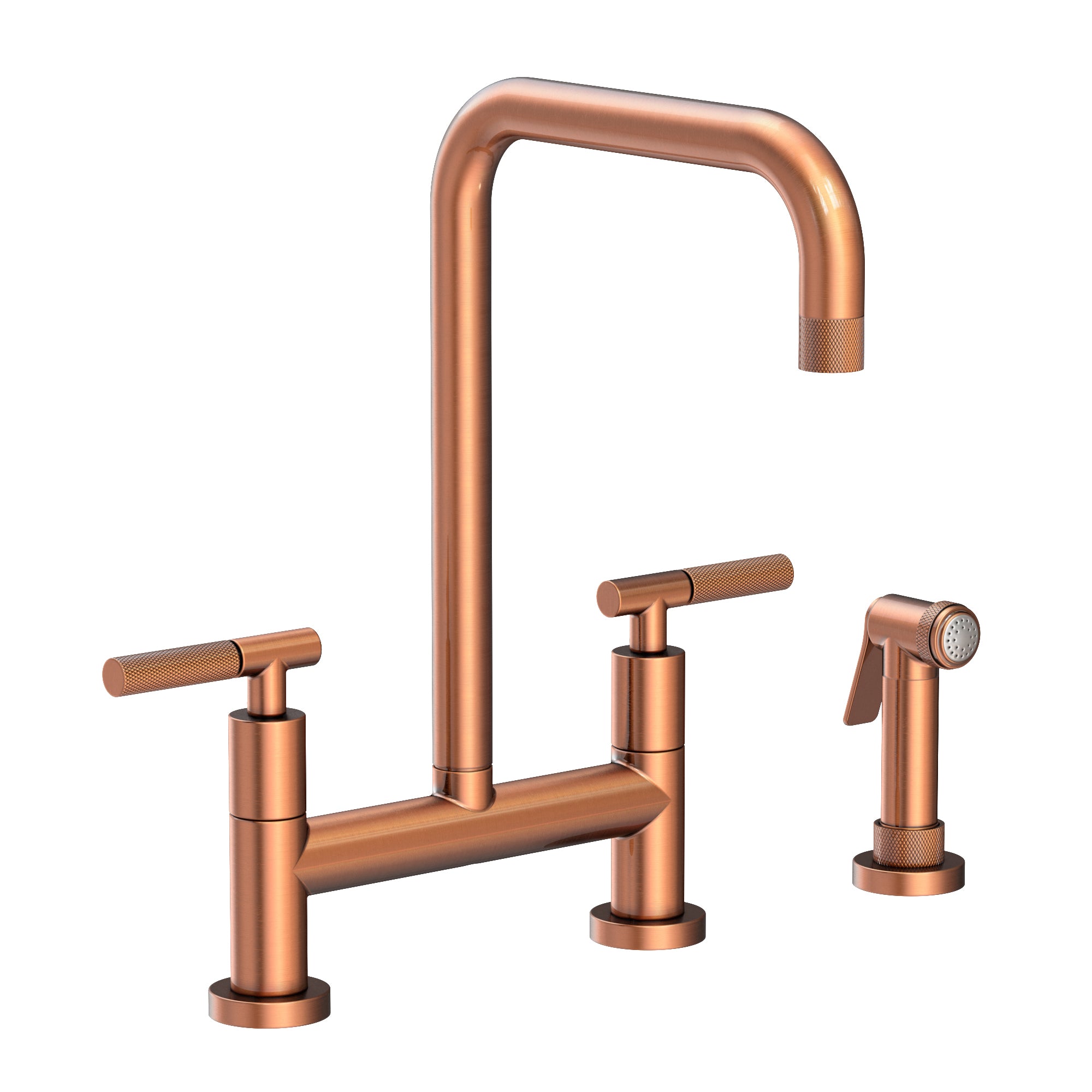 Newport Brass Muncy Kitchen Bridge Faucet with Side Spray