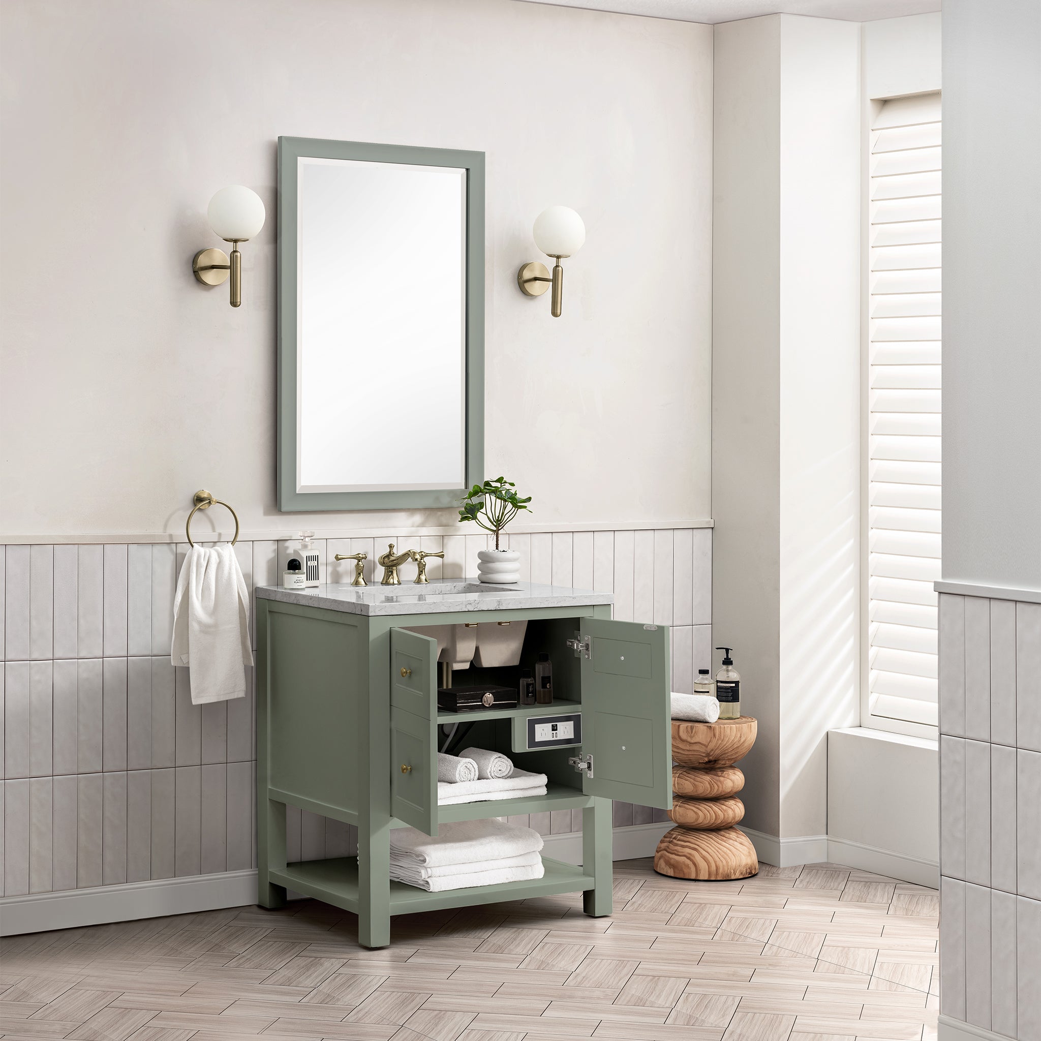 arctic fall top vanity