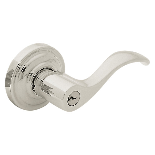 Baldwin Wave Lever with Classic Rose