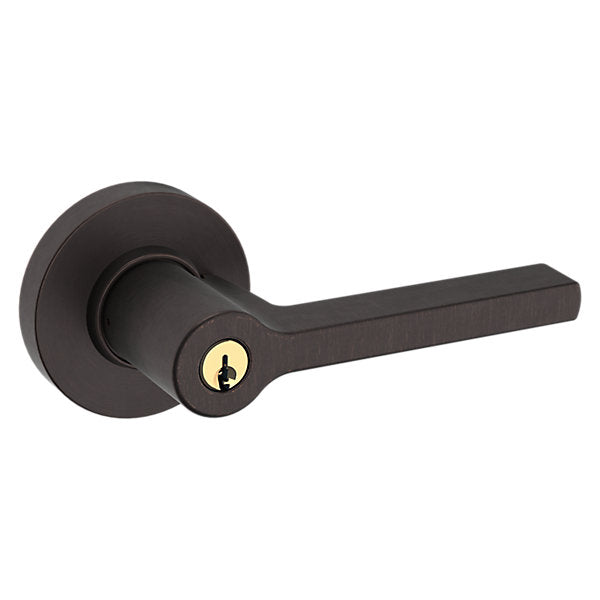 Baldwin Square Lever with Round Rose