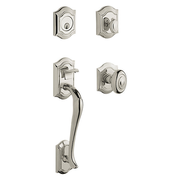 Baldwin Bethpage Sectional Trim with 5077 Knob - Arch Interior