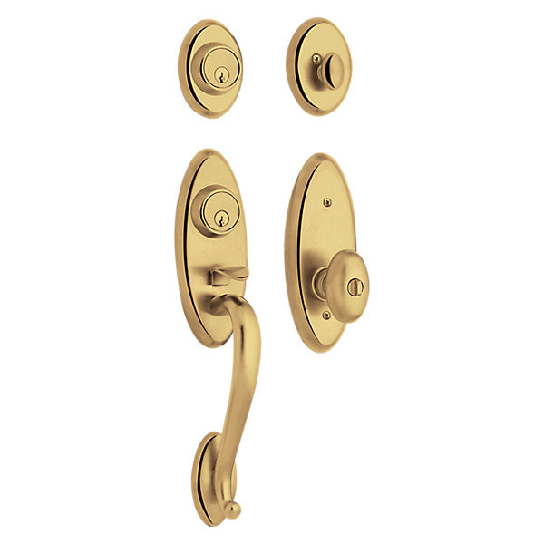 Baldwin Landon 2 - Point Lock Handleset with 5225 Egg Knob
