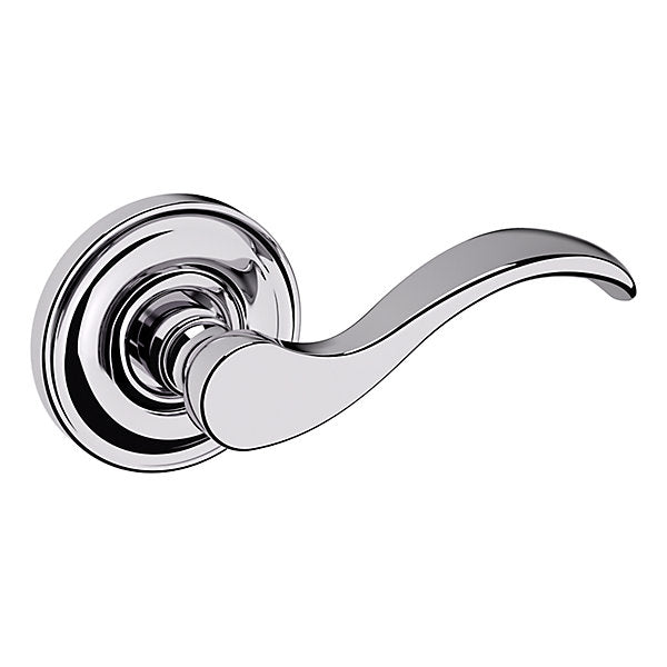 polished chrome lever