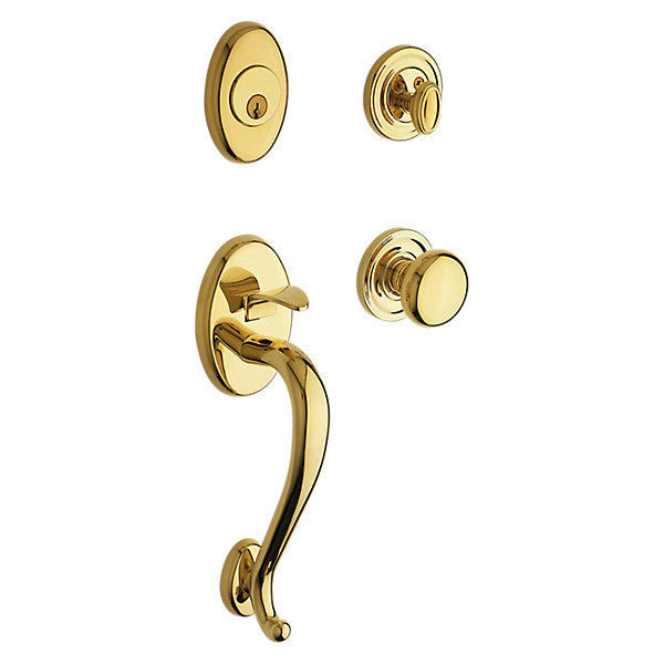 Baldwin Logan Sectional Trim with 5015 Classic Knob/5455V Wave Lever