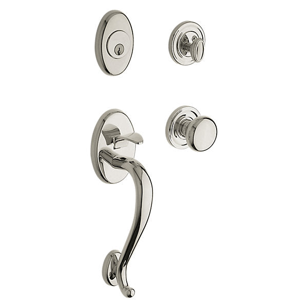 Baldwin Logan Sectional Trim with 5015 Classic Knob/5455V Wave Lever