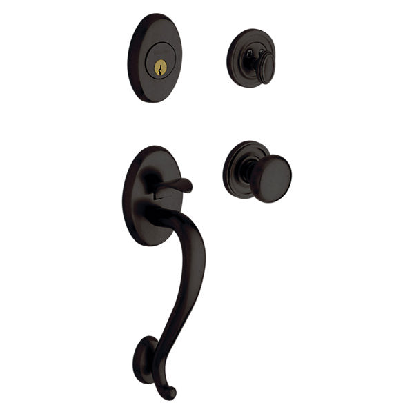 Baldwin Logan Sectional Trim with 5015 Classic Knob/5455V Wave Lever
