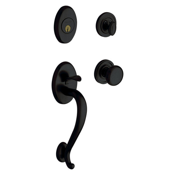 Baldwin Logan Sectional Trim with 5015 Classic Knob/5455V Wave Lever