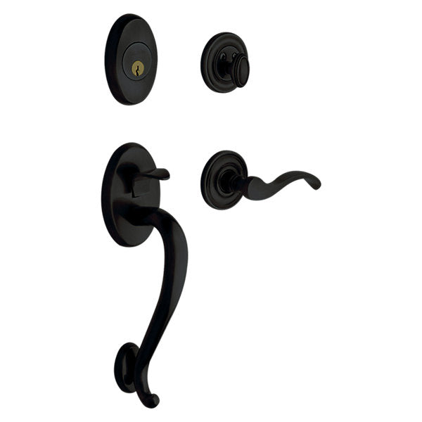 Baldwin Logan Sectional Trim with 5015 Classic Knob/5455V Wave Lever