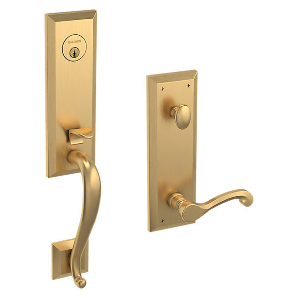 Baldwin Stonegate Handleset with 5445V Classic Lever