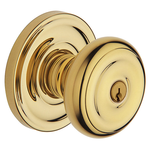 Baldwin Colonial Knob with Classic Rose