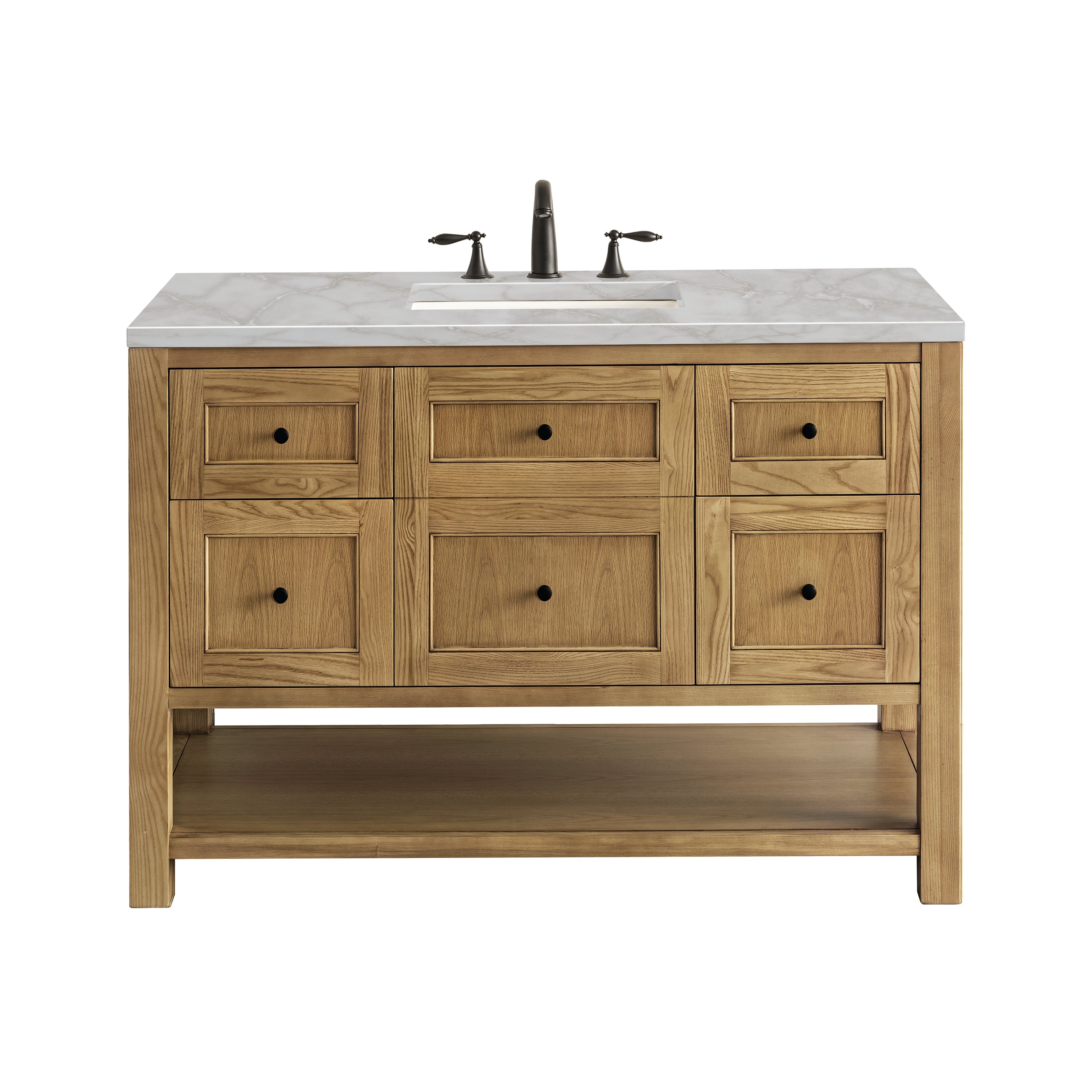 James Martin Vanities Breckenridge 48" Single Vanity - Light Natural Oak