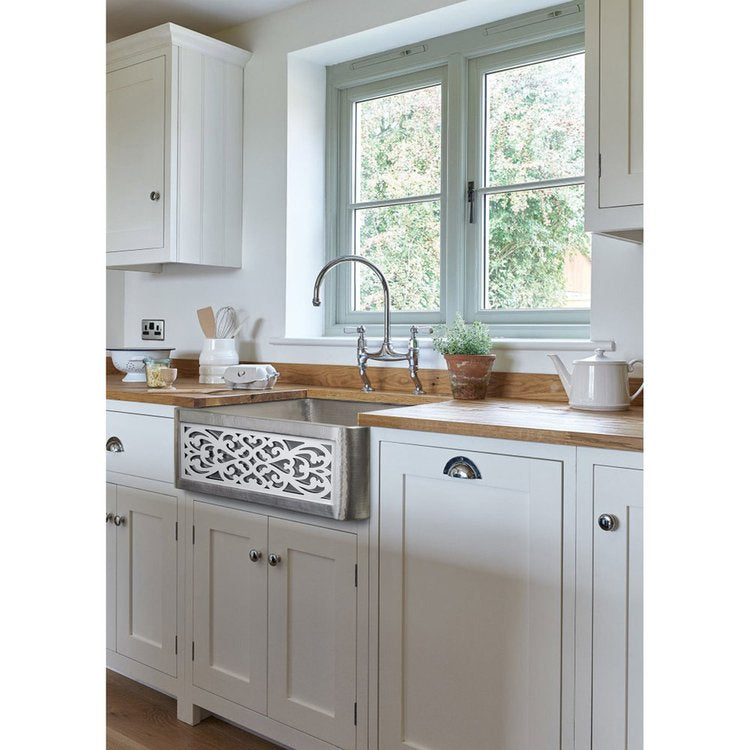 satin stainless steel sink