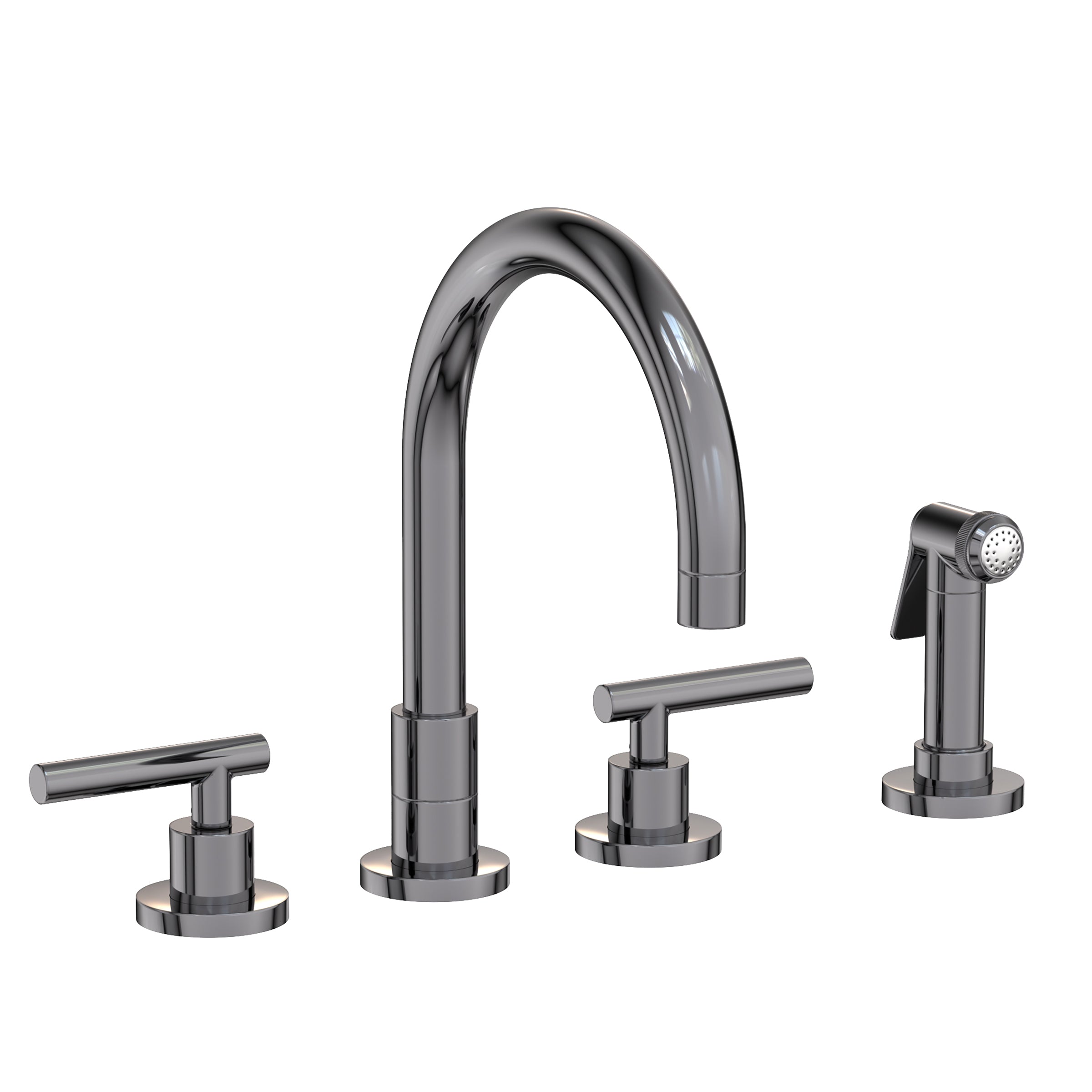 Newport Brass East Linear Kitchen Faucet with Side Spray