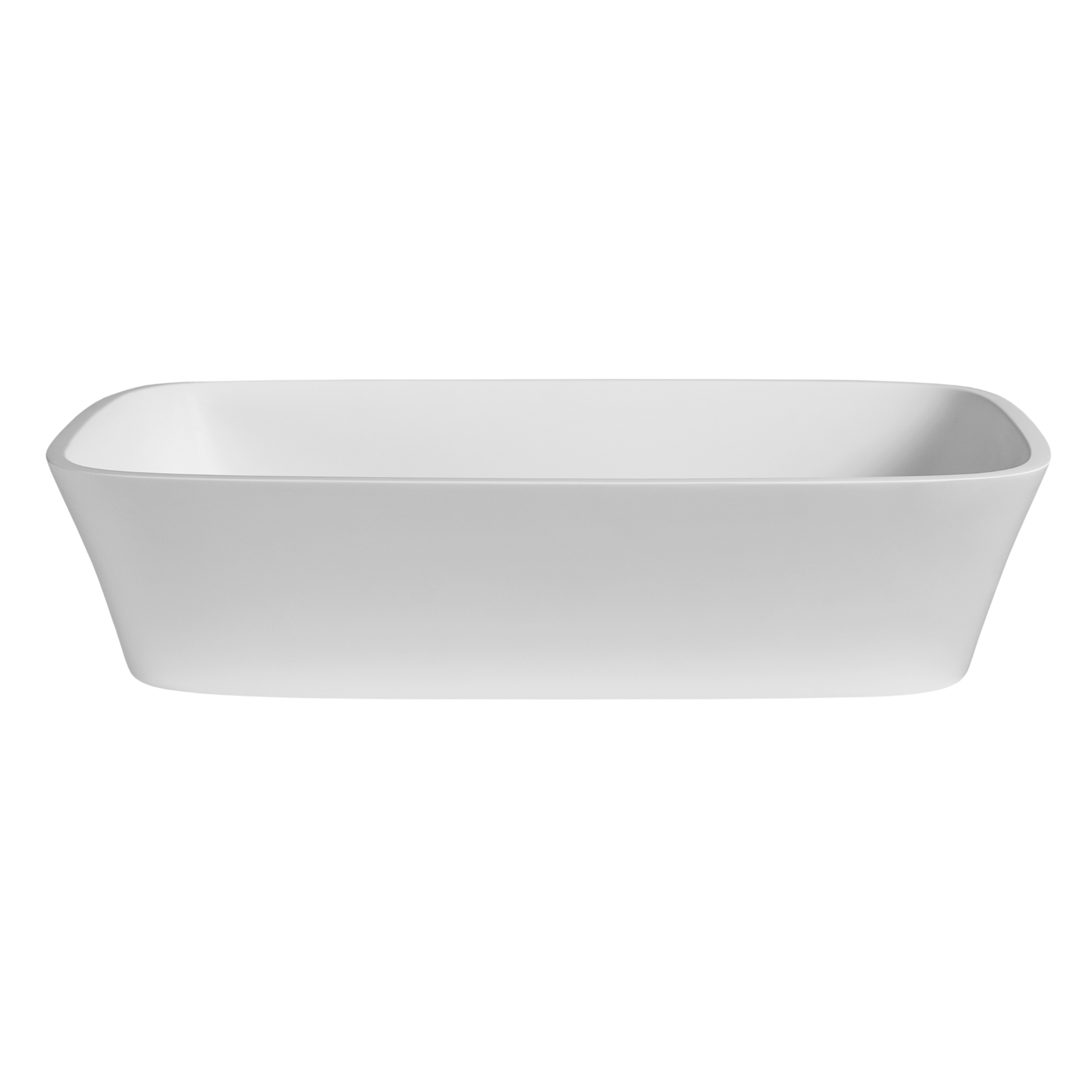 white vessel sink