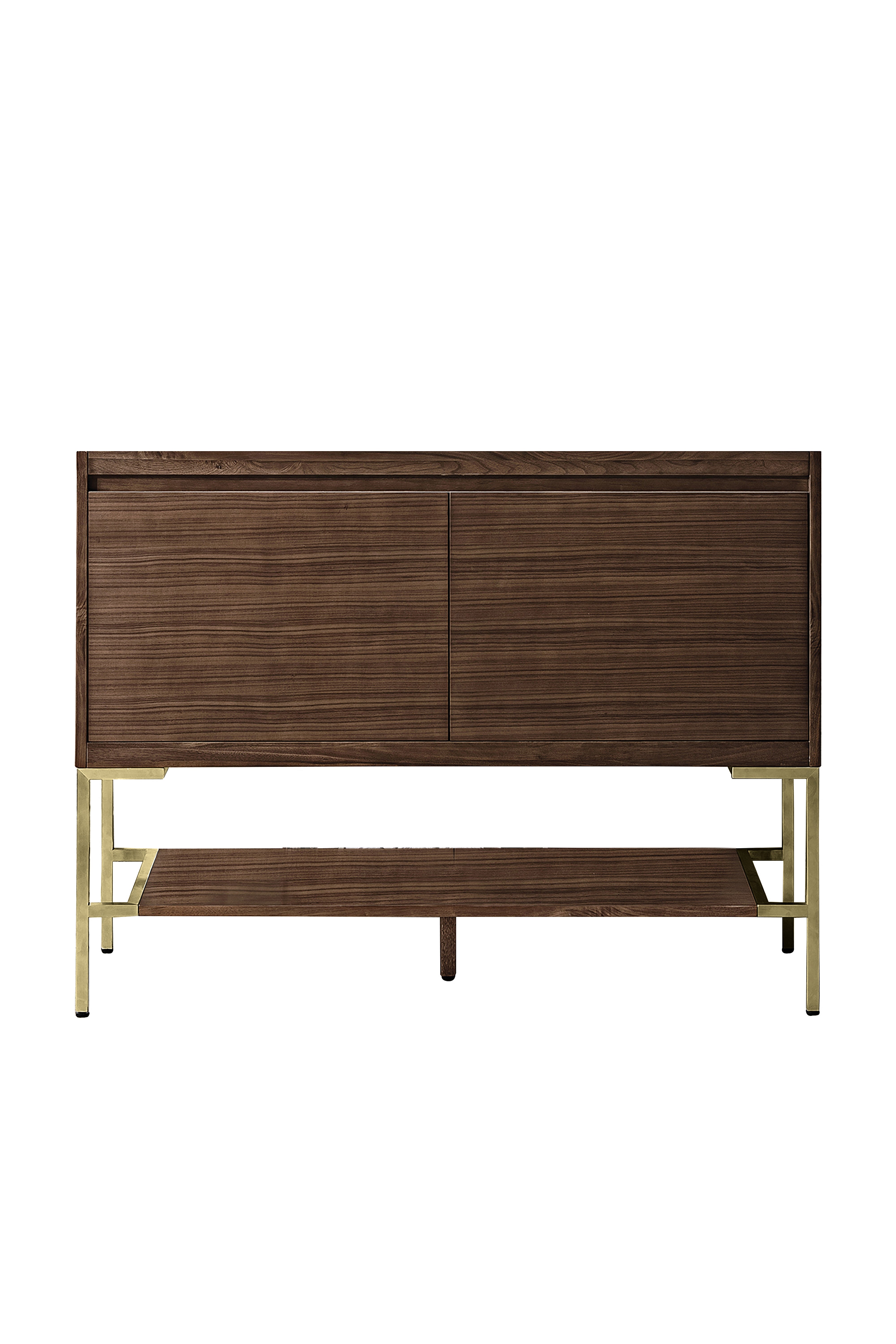 James Martin Vanities Mantova 47.3" Single Vanity Cabinet With Champagne Brass Base