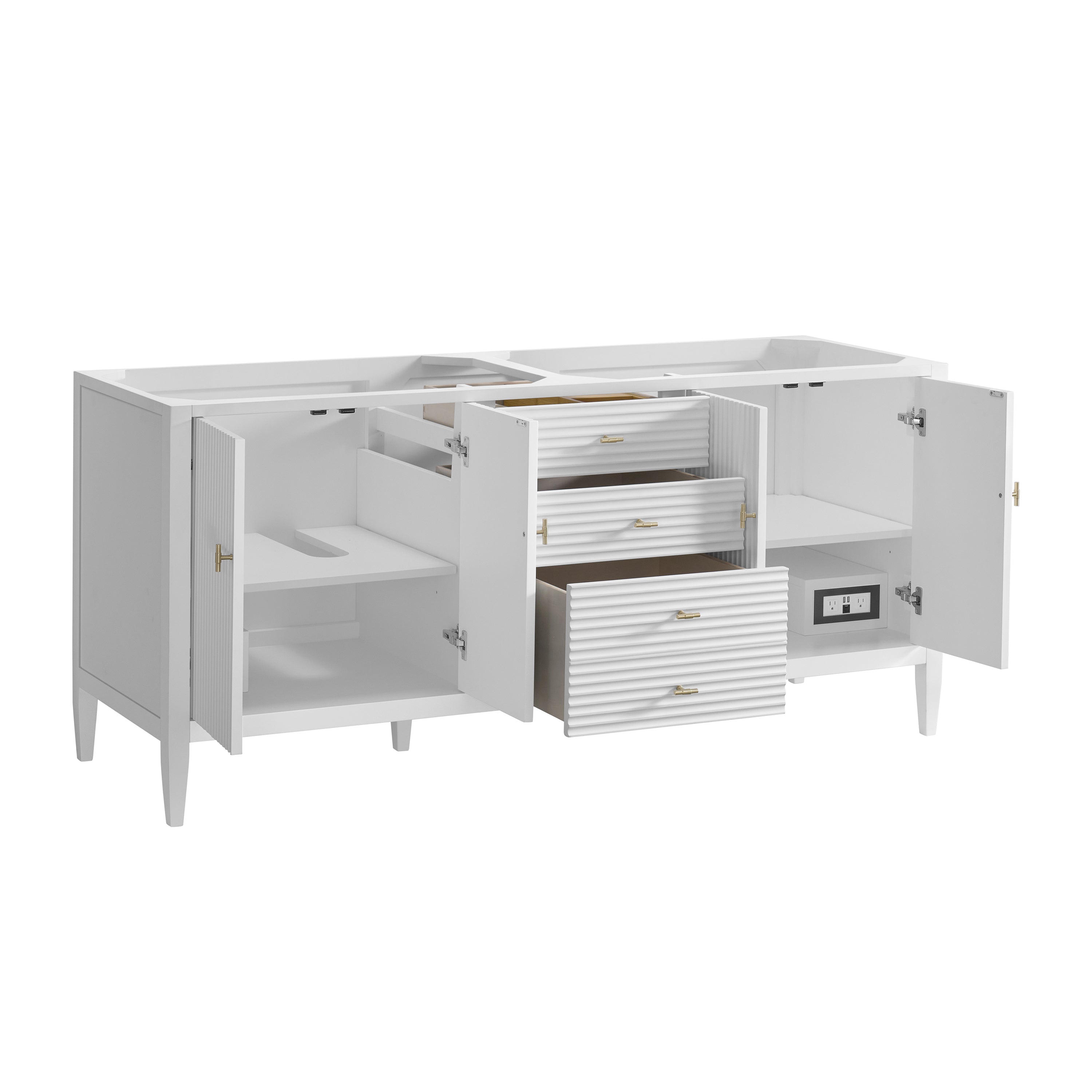 arctic fall solid surface top vanity