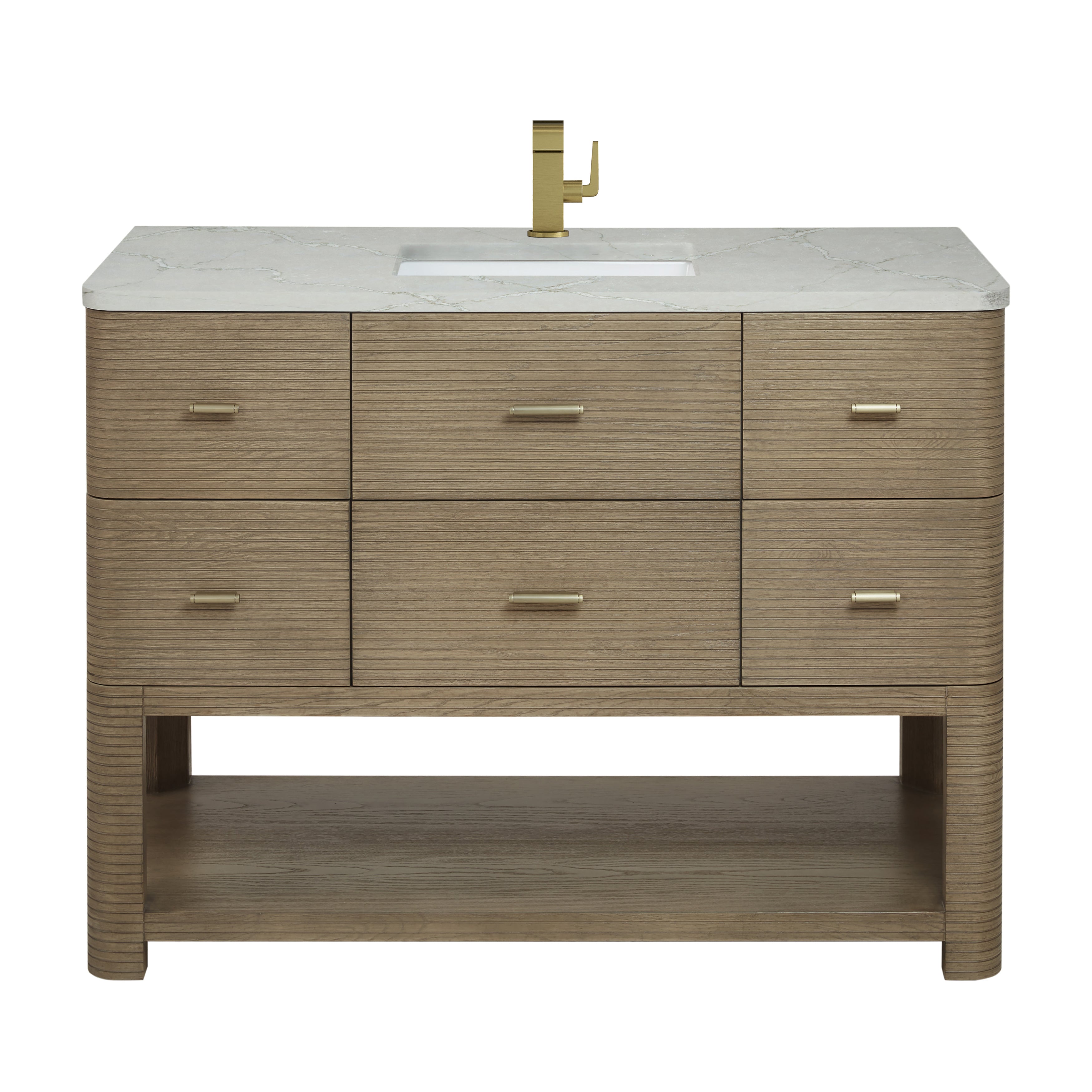 victorian silver quartz top vanity