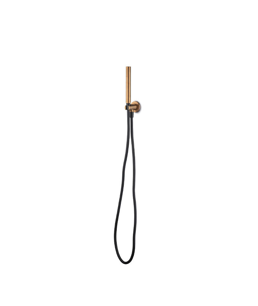 JEE-O Slimline Hand Shower Set Stainless Steel with Integrated Wall Elbow