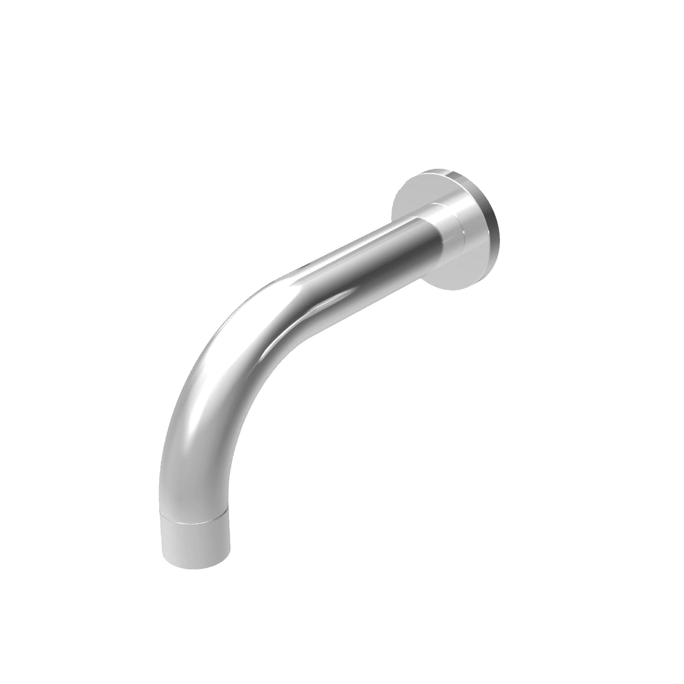 polished chrome tub spout