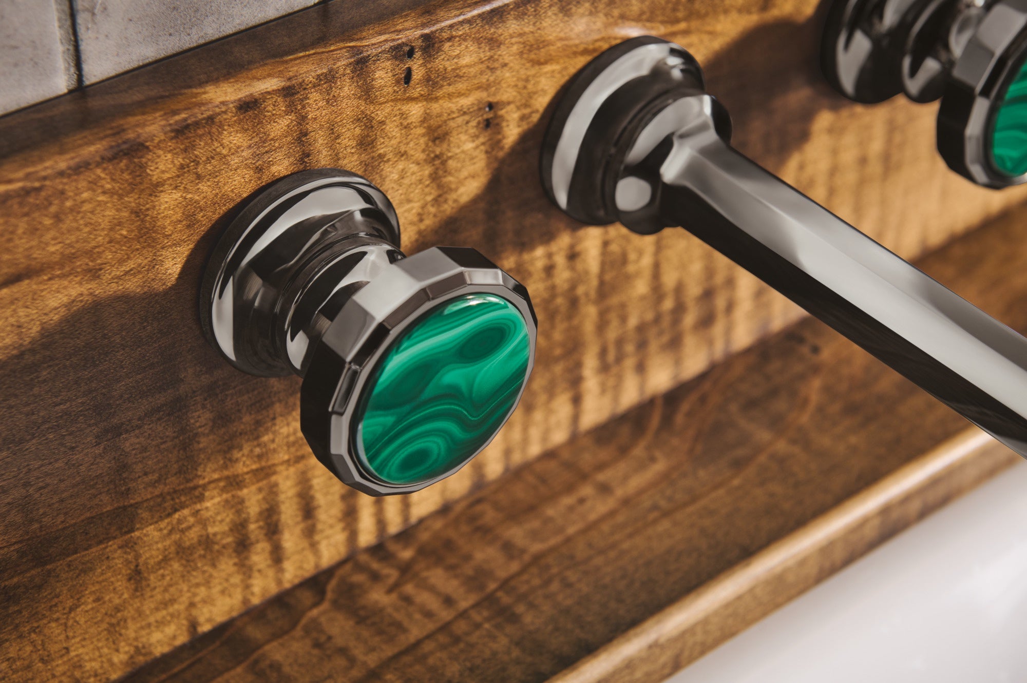 brilliance black onyx/malachite handle kit