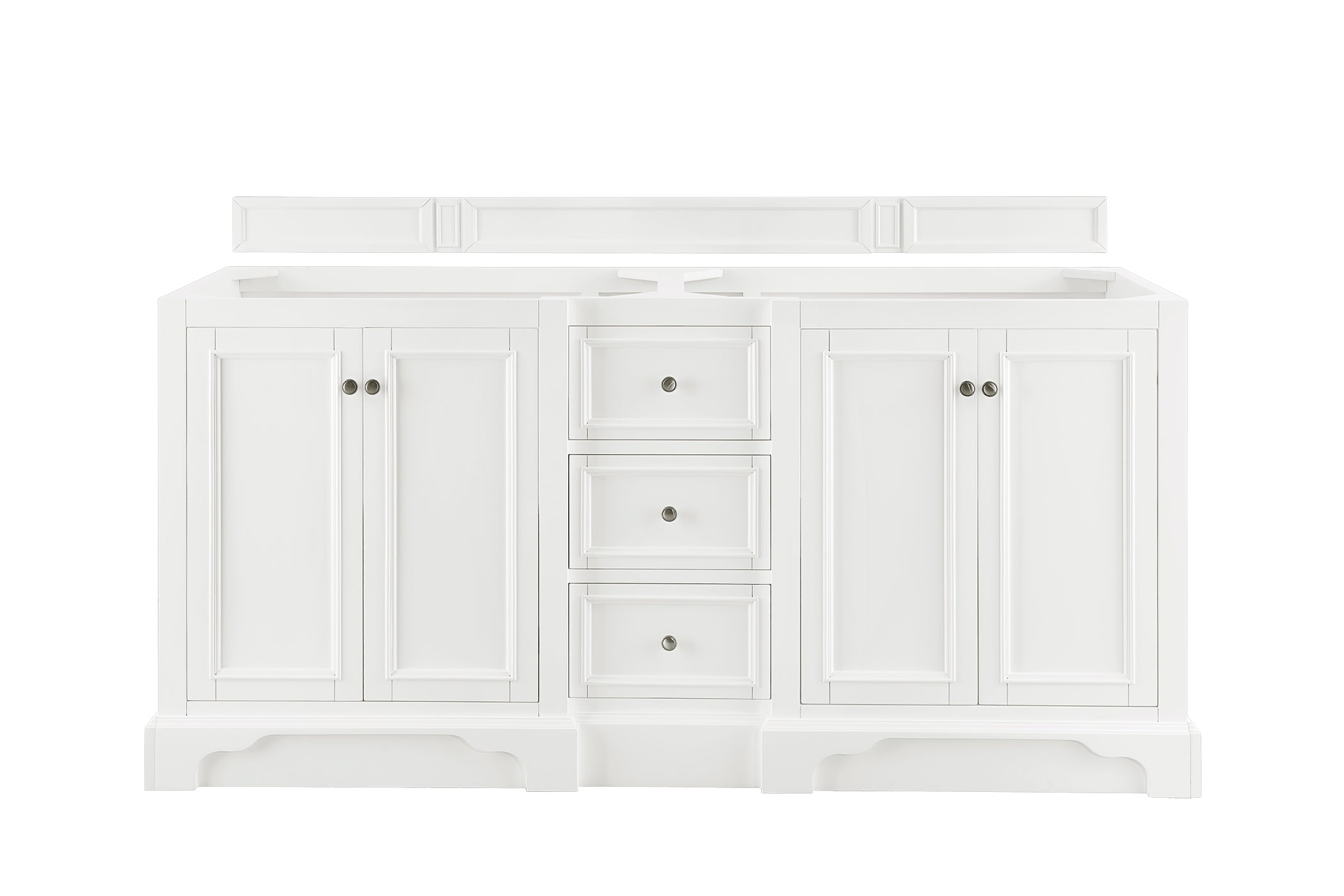 James Martin Vanities De Soto 72" Double Vanity - Bright White