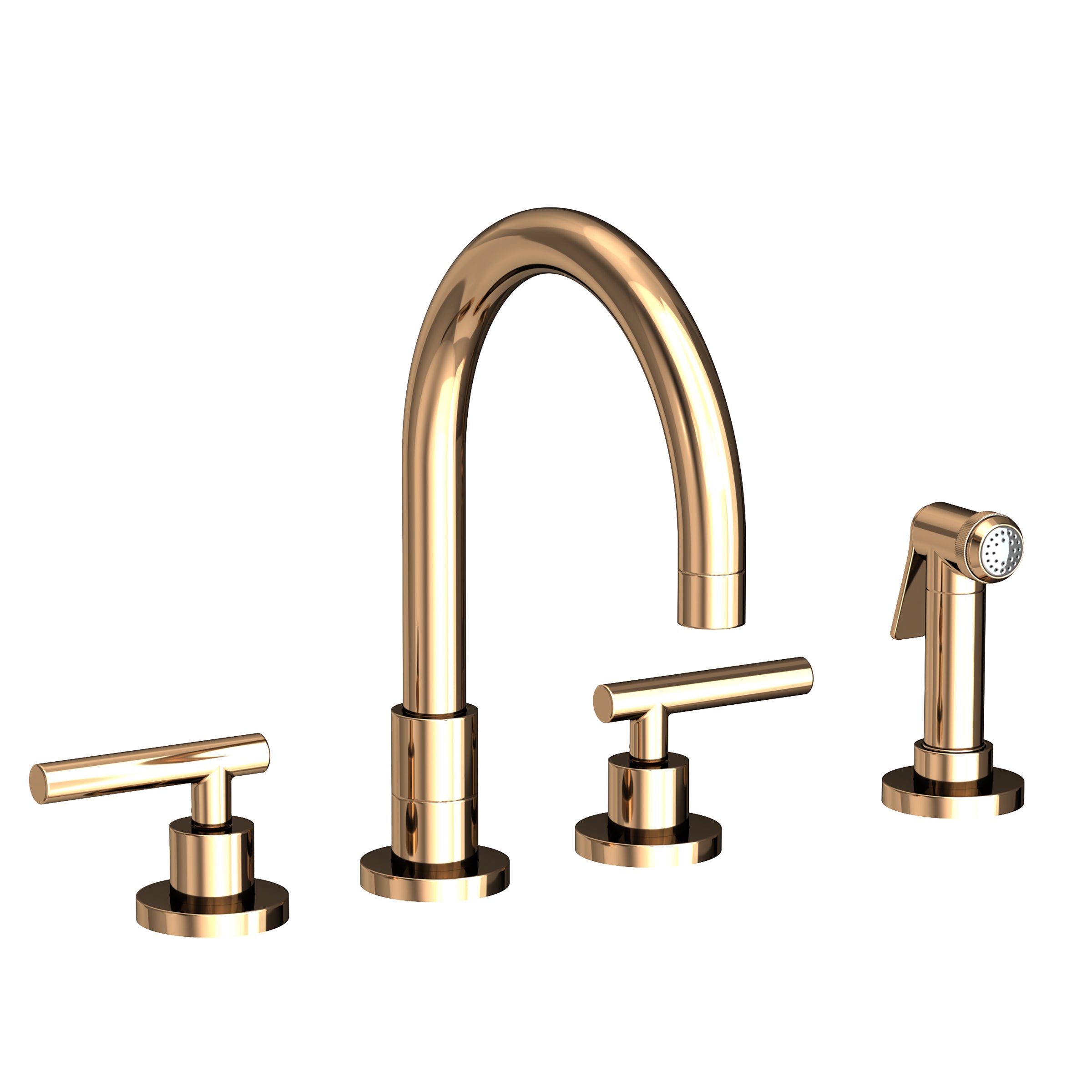 Newport Brass East Linear Kitchen Faucet with Side Spray