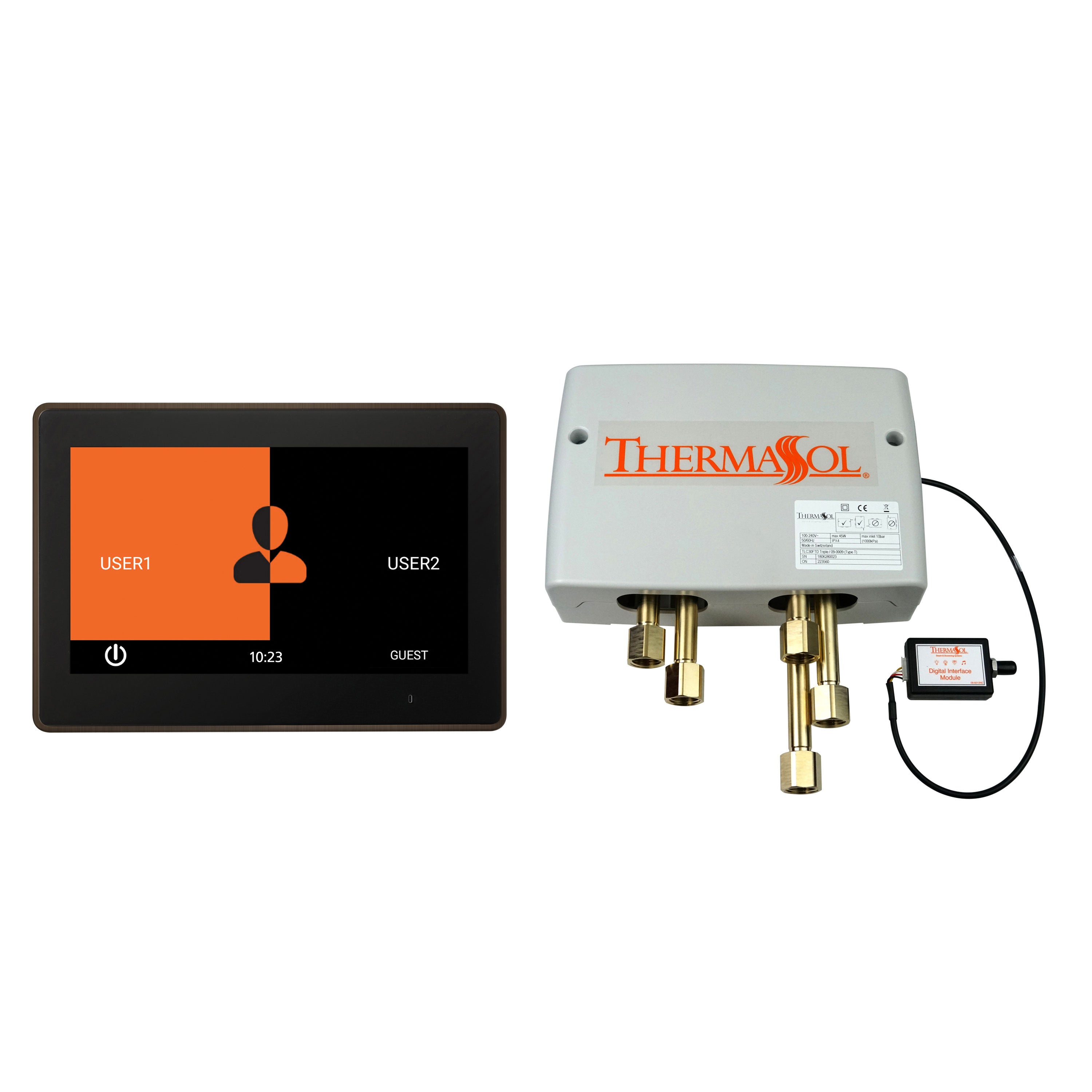 Thermasol Digital Shower Package with 10" ThermaTouch Trim Upgraded