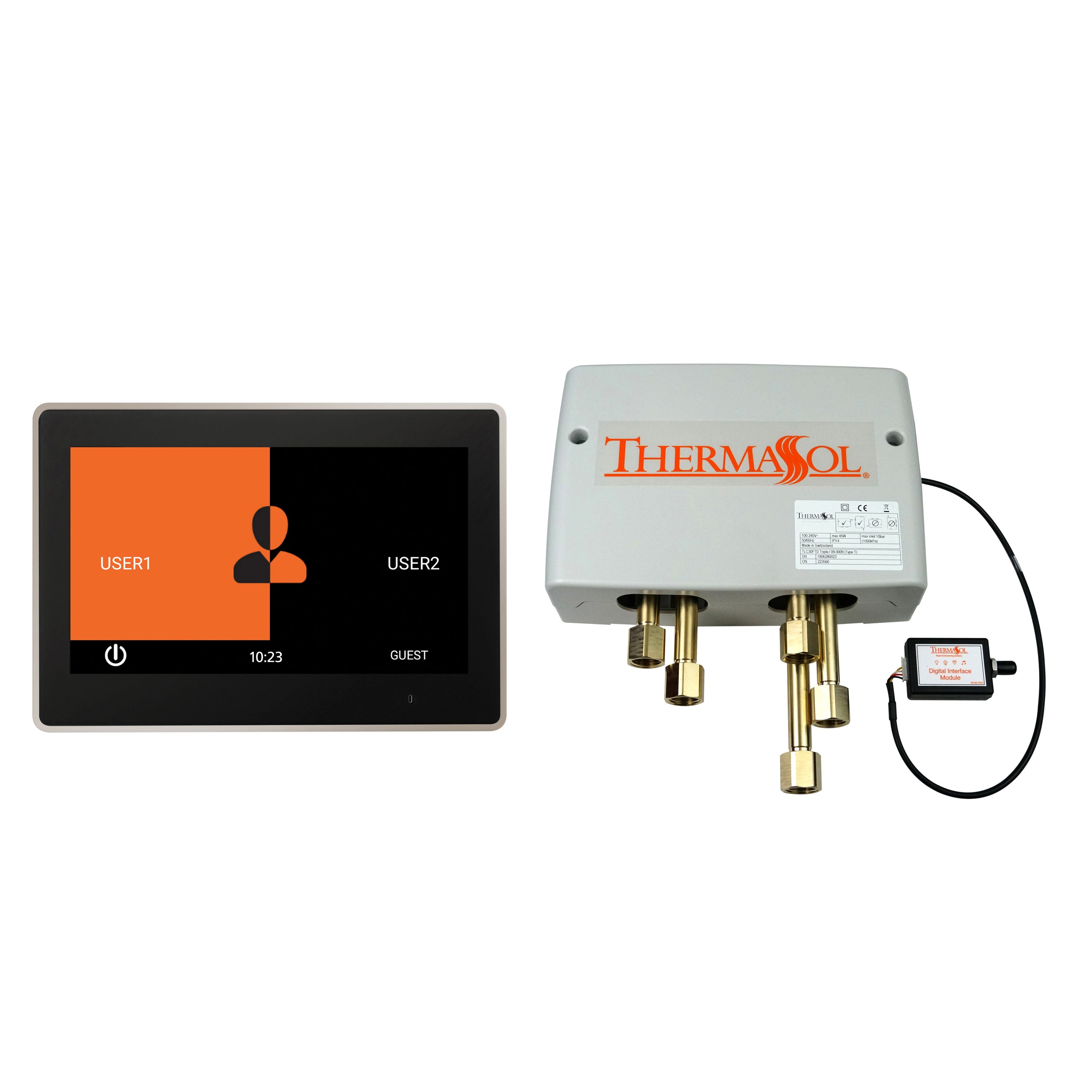 Thermasol Digital Shower Package with 10" ThermaTouch Trim Upgraded