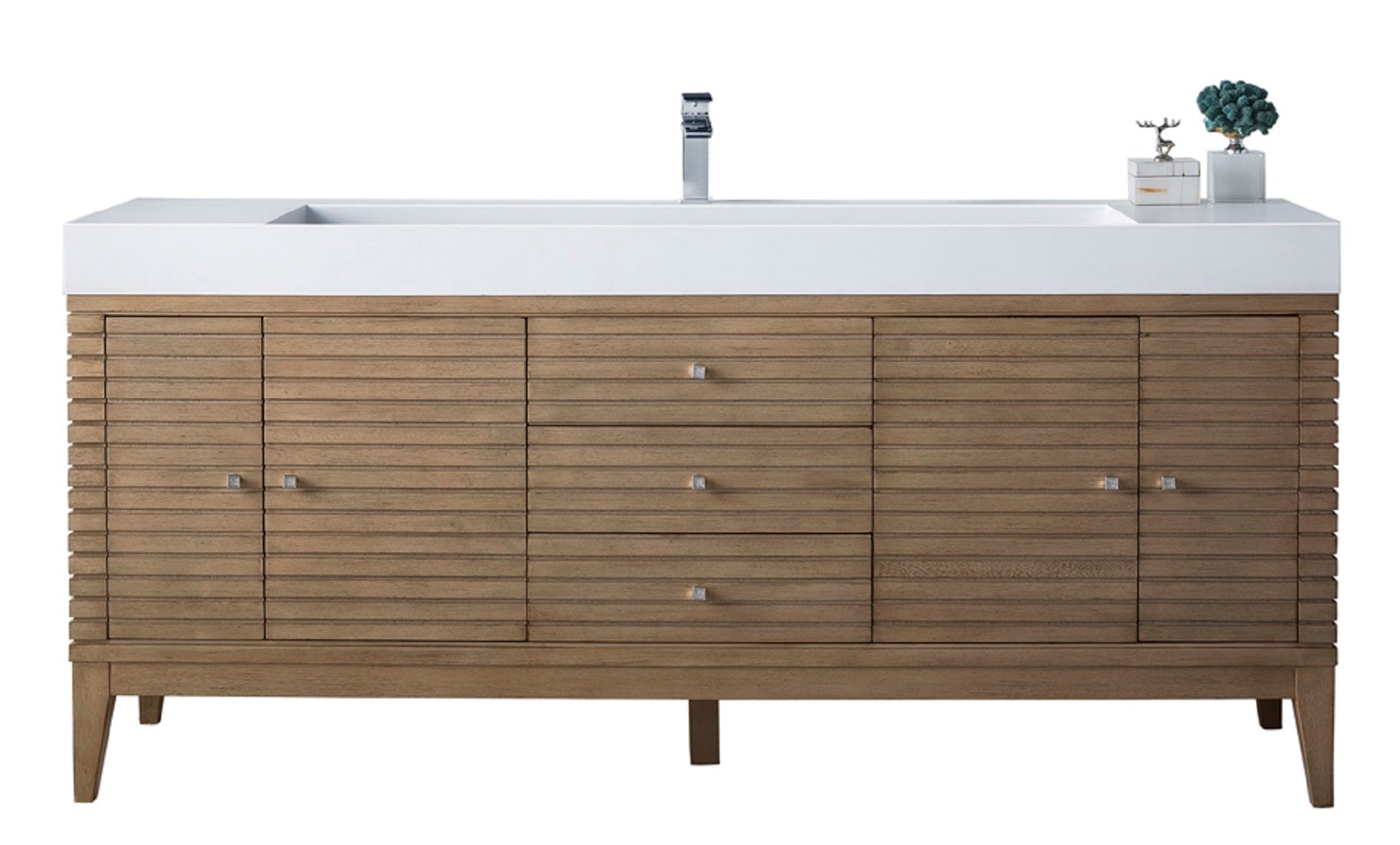 James Martin Vanities Linear 72" Single Vanity