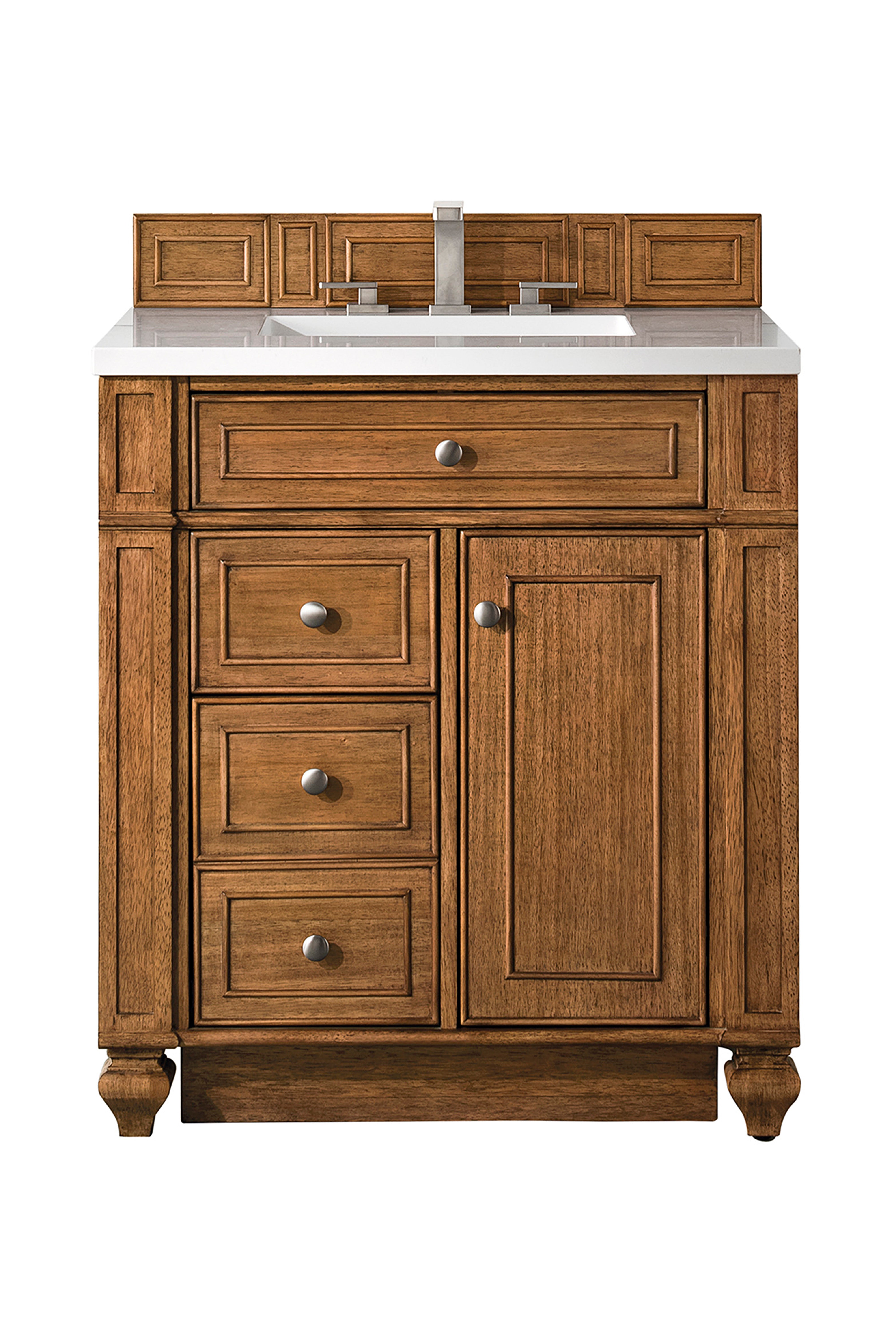 James Martin Vanities Bristol 30" Single Vanity - Saddle Brown