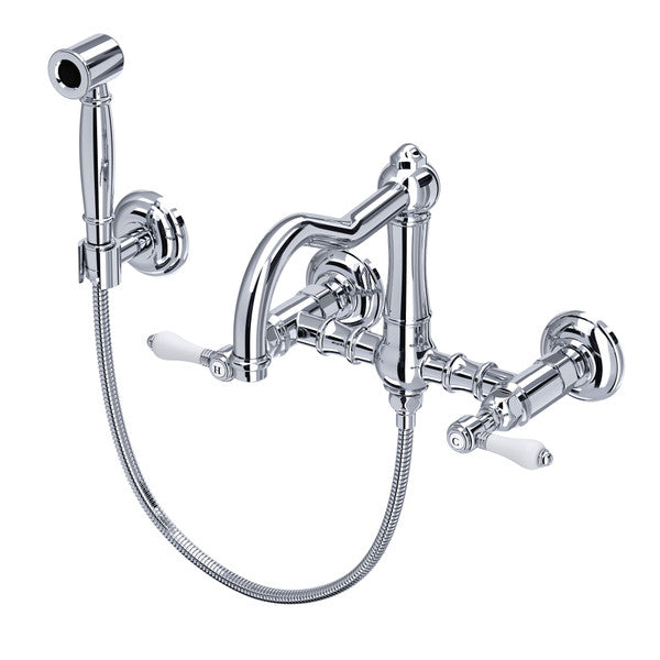 polished chrome kitchen faucet