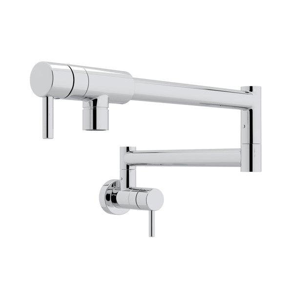 polished chrome pot filler