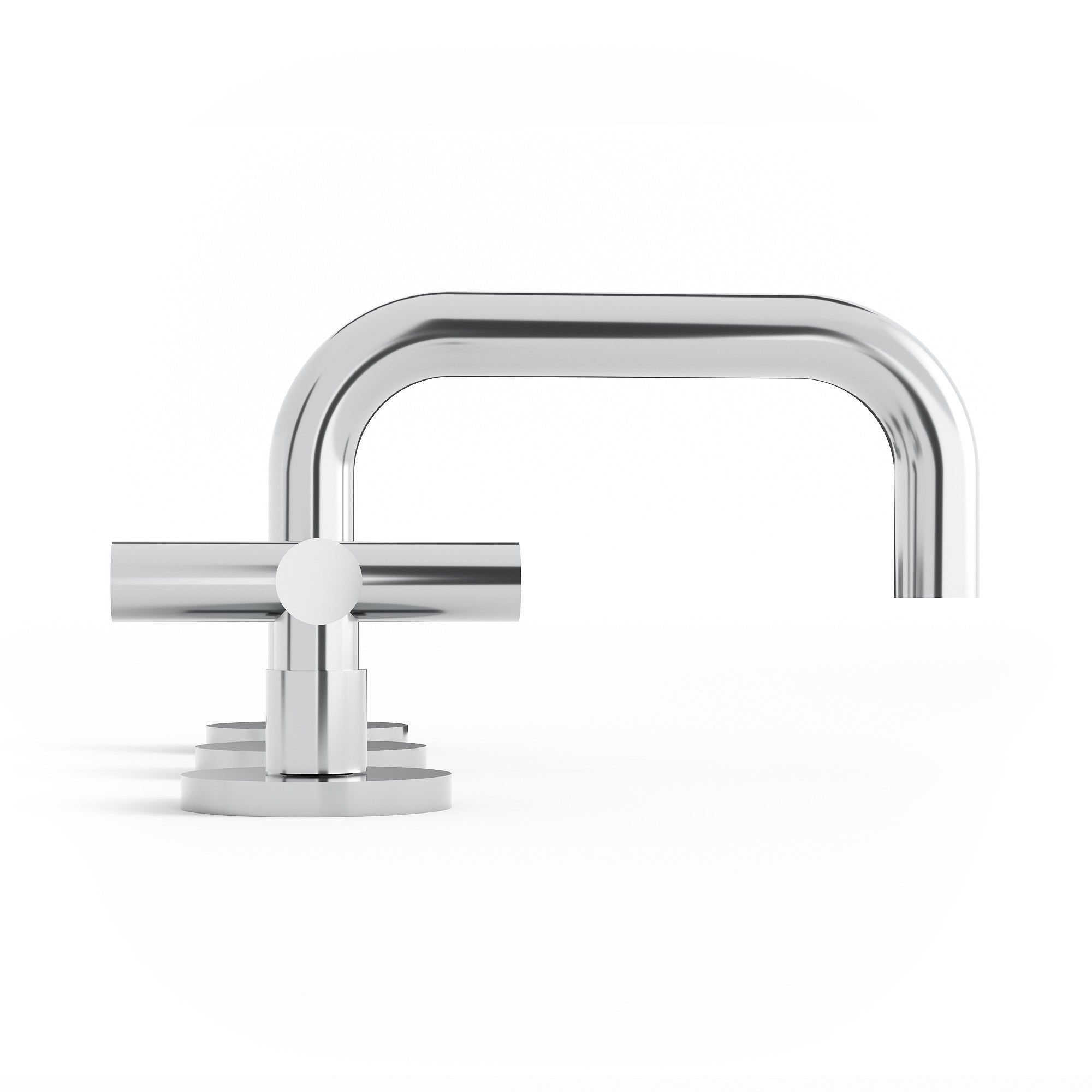 polished chrome faucet