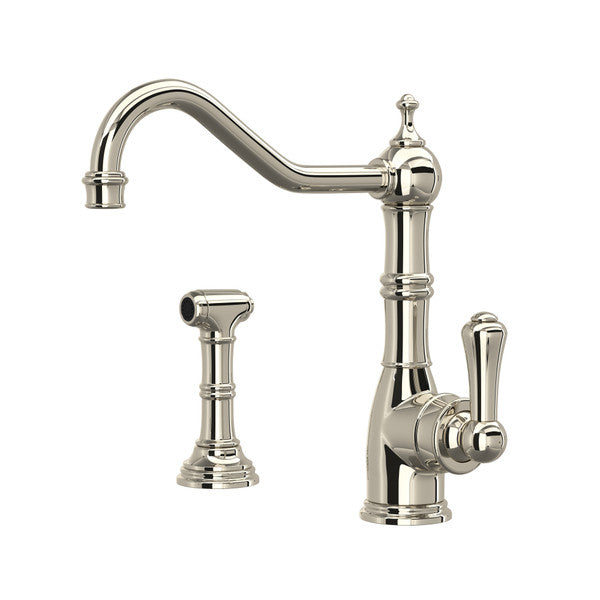 Rohl Edwardian Kitchen Faucet with Side Spray
