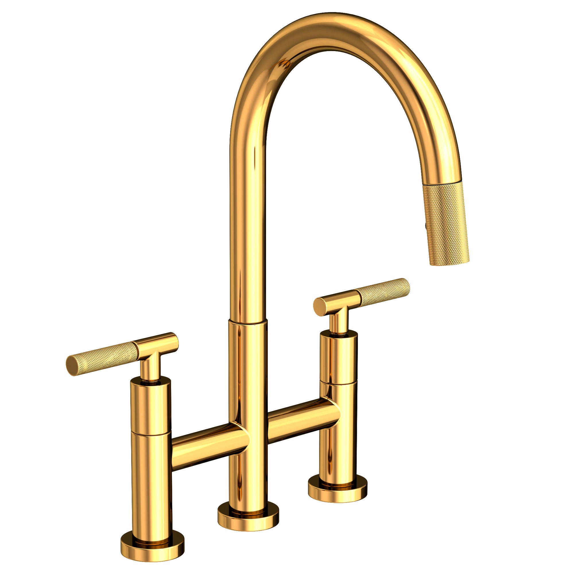 Newport Brass Muncy Kitchen Bridge Pull-Down Faucet