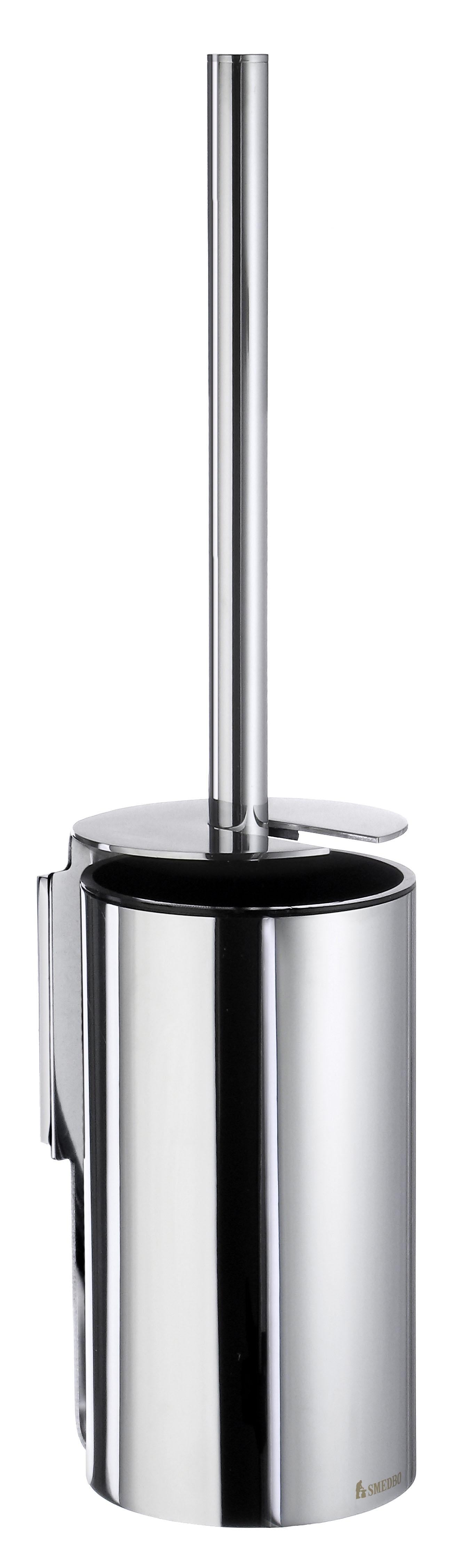 polished chrome toilet brush