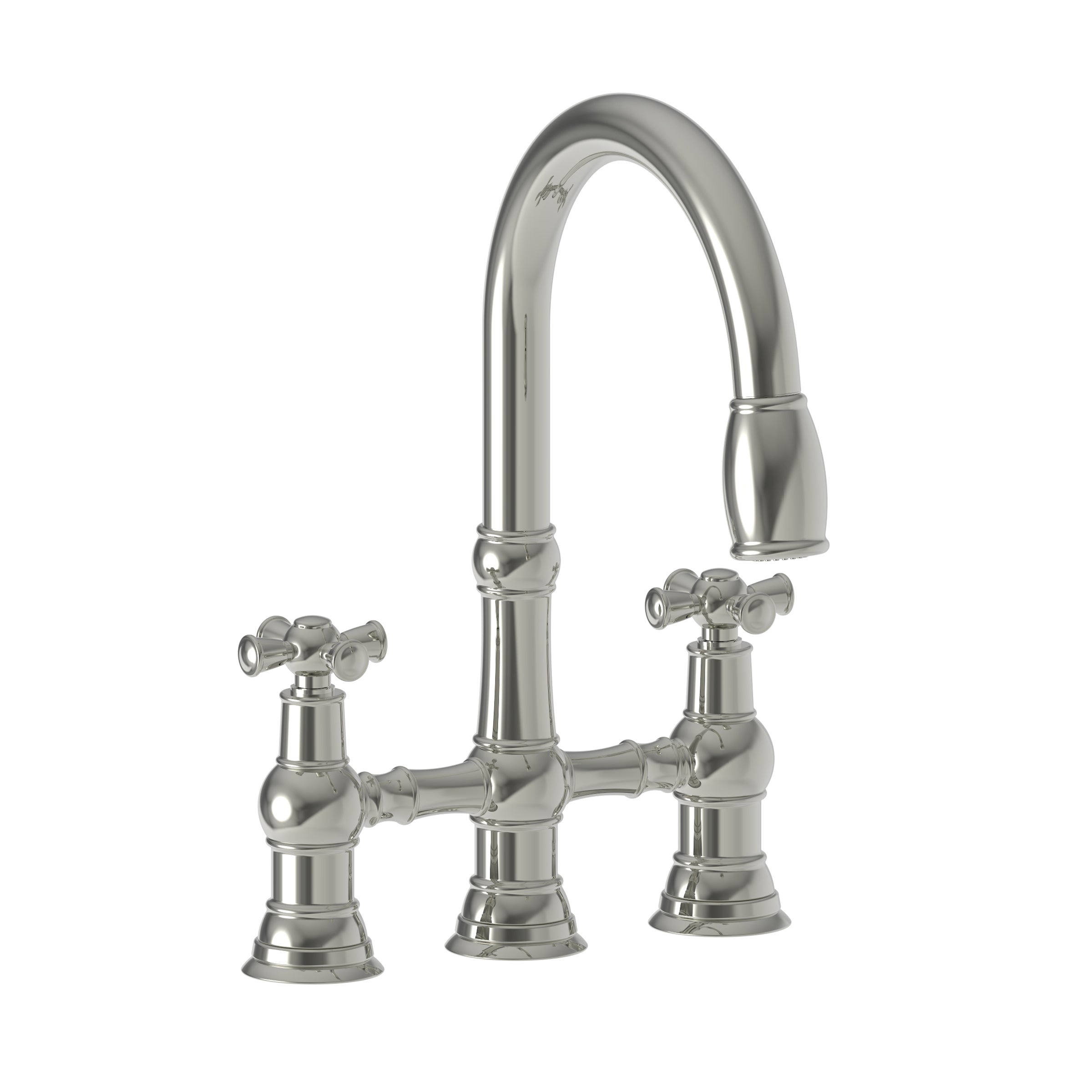 Newport Brass Jacobean Kitchen Bridge Pull-Down Faucet