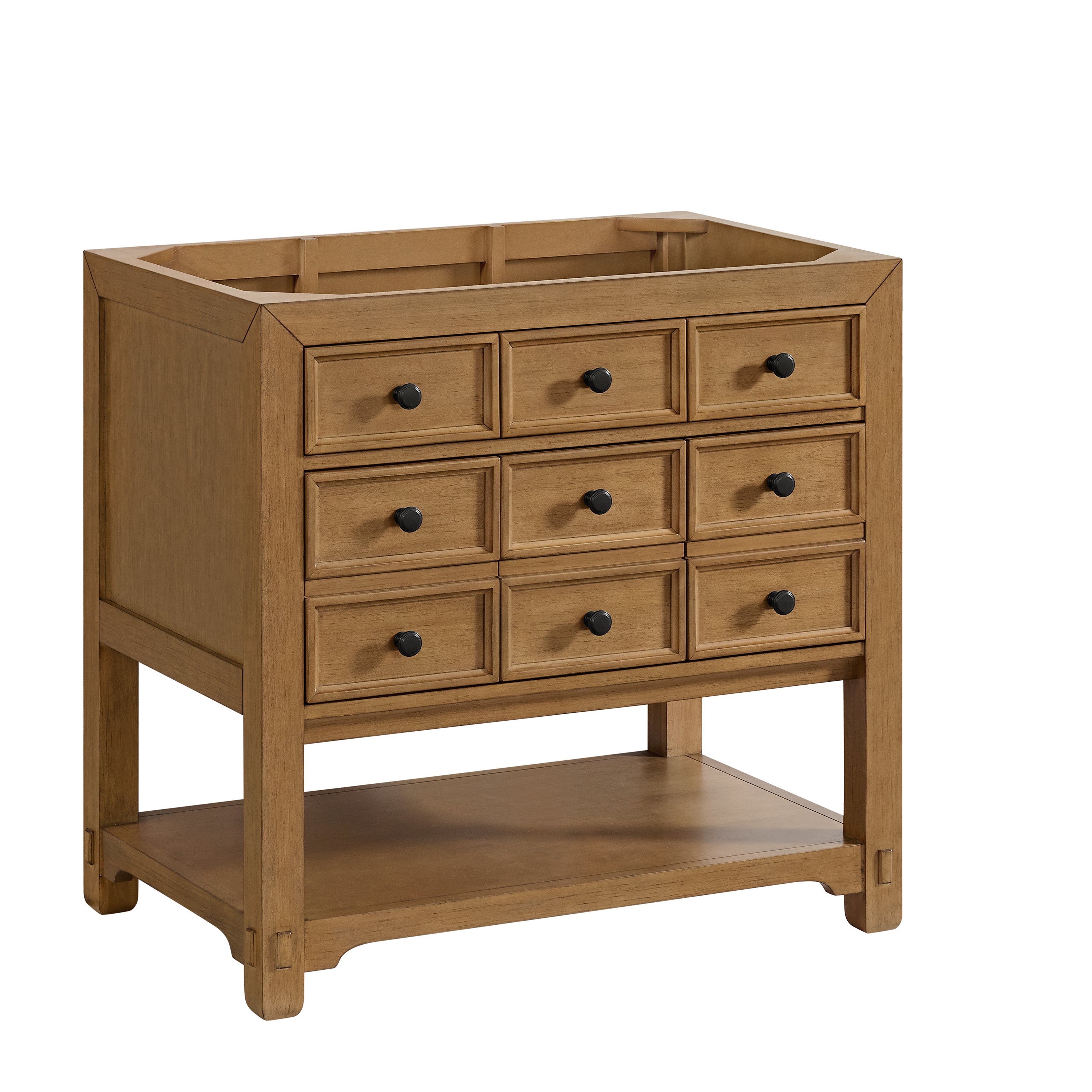 James Martin Vanities Malibu 36" Single Vanity - Amber Birch