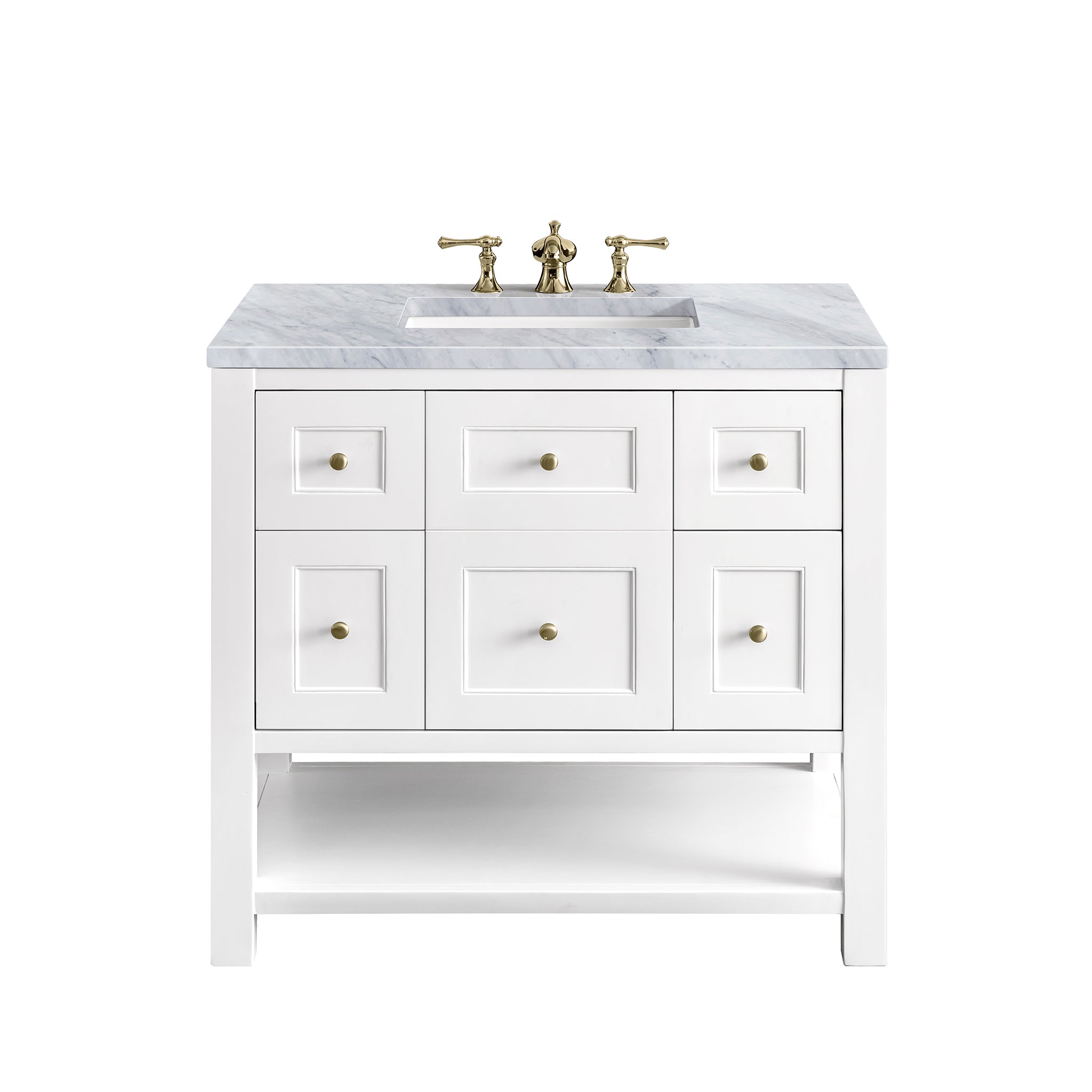 James Martin Vanities Breckenridge 36" Single Vanity - Bright White