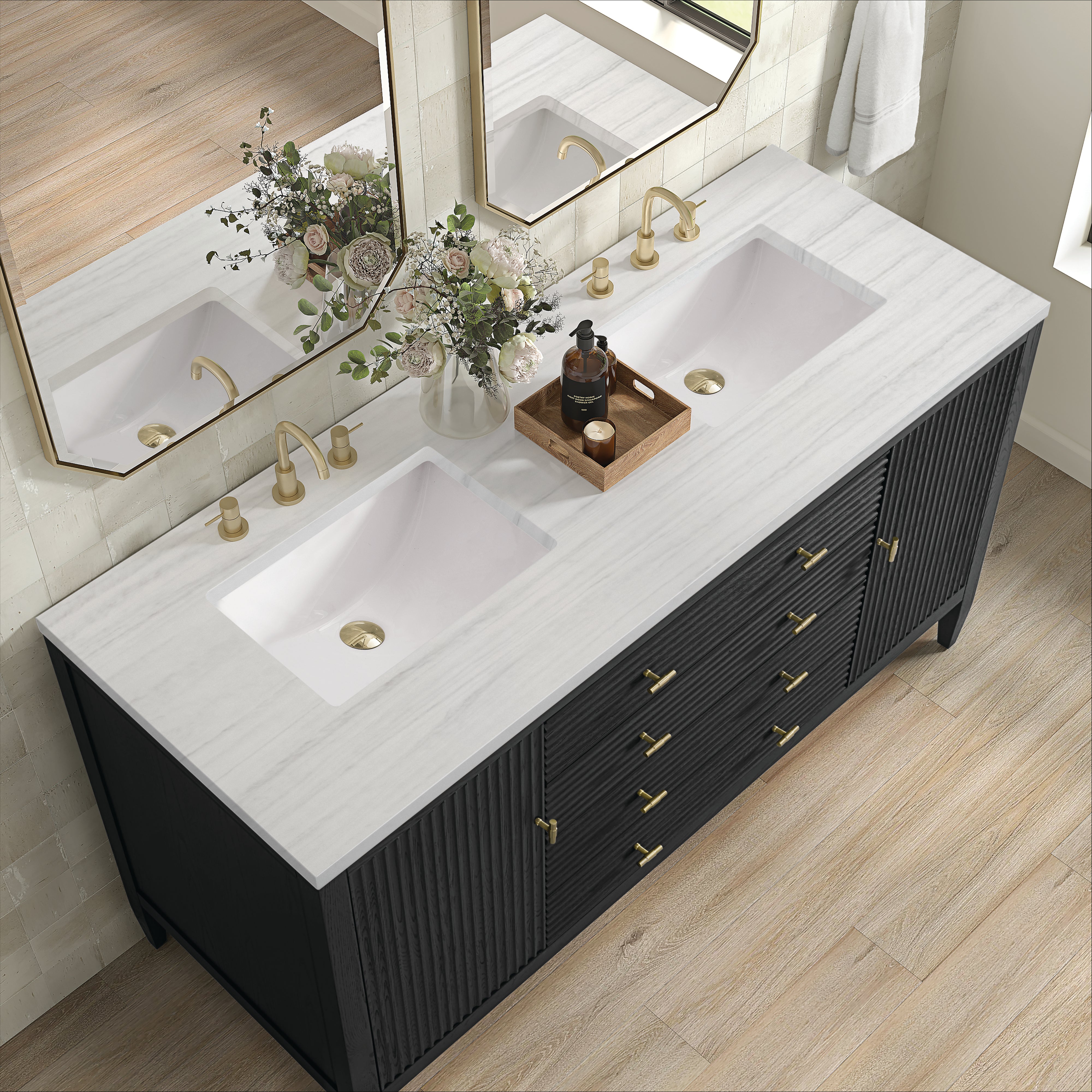 arctic fall solid surface top vanity