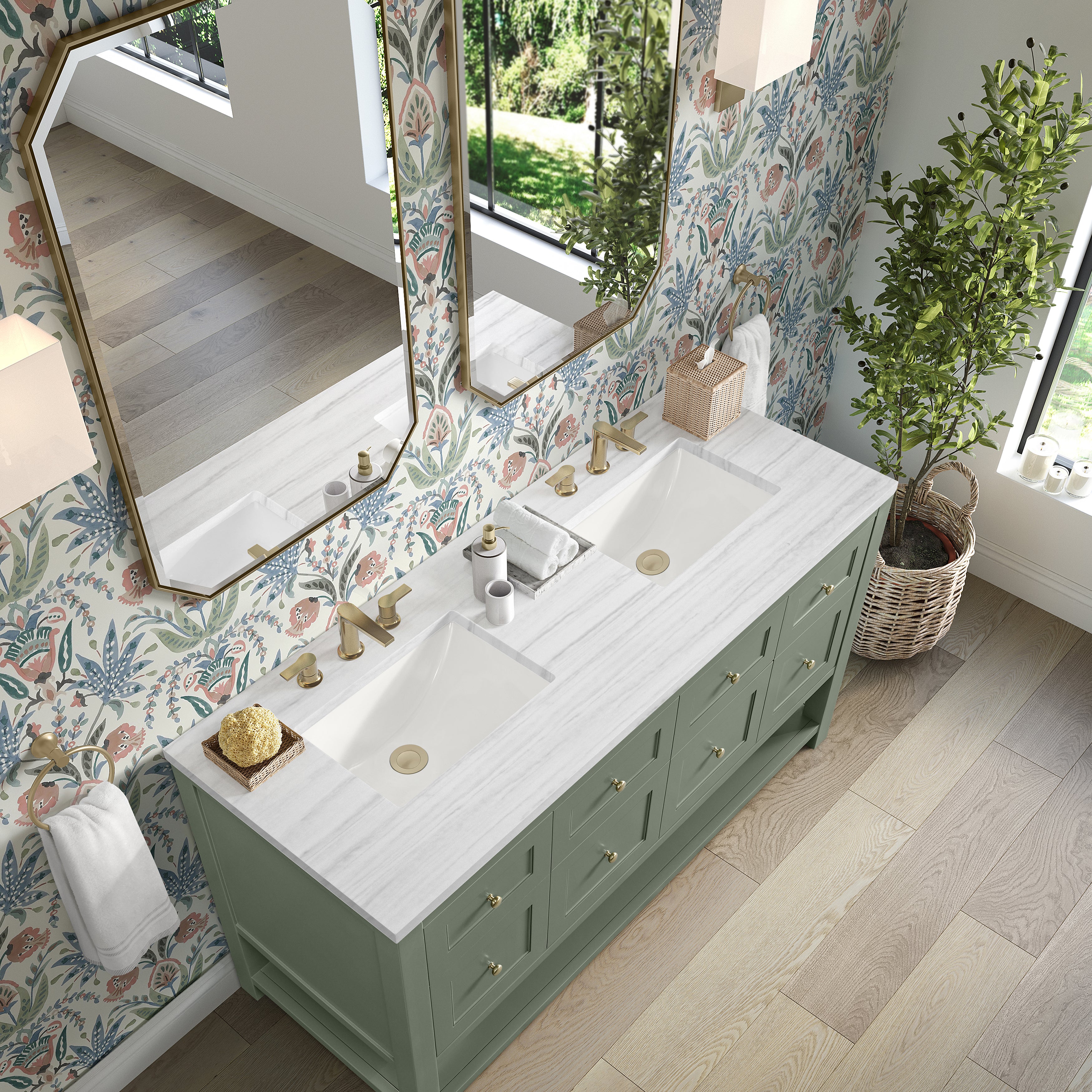 arctic fall solid surface top vanity