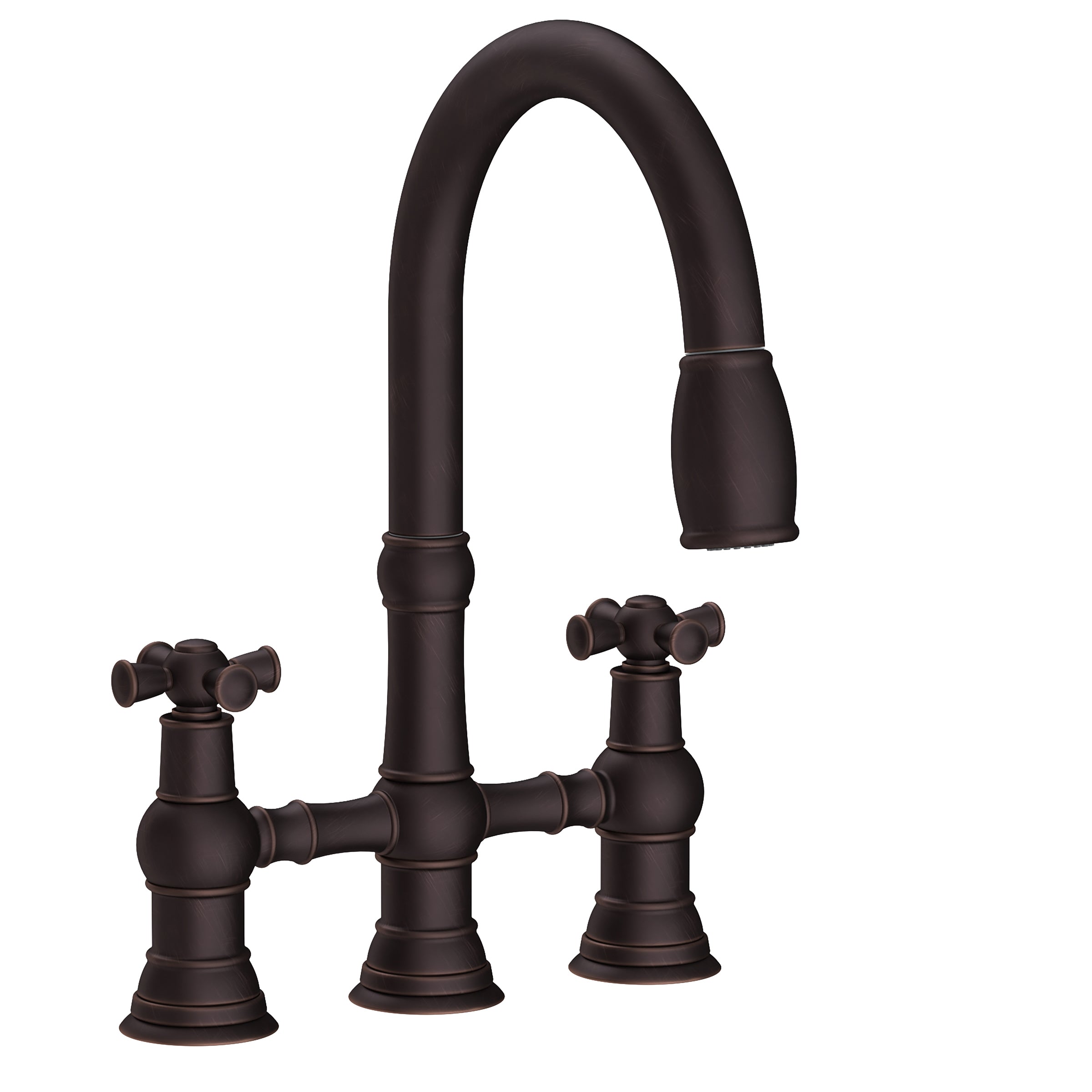 Newport Brass Jacobean Kitchen Bridge Pull-Down Faucet