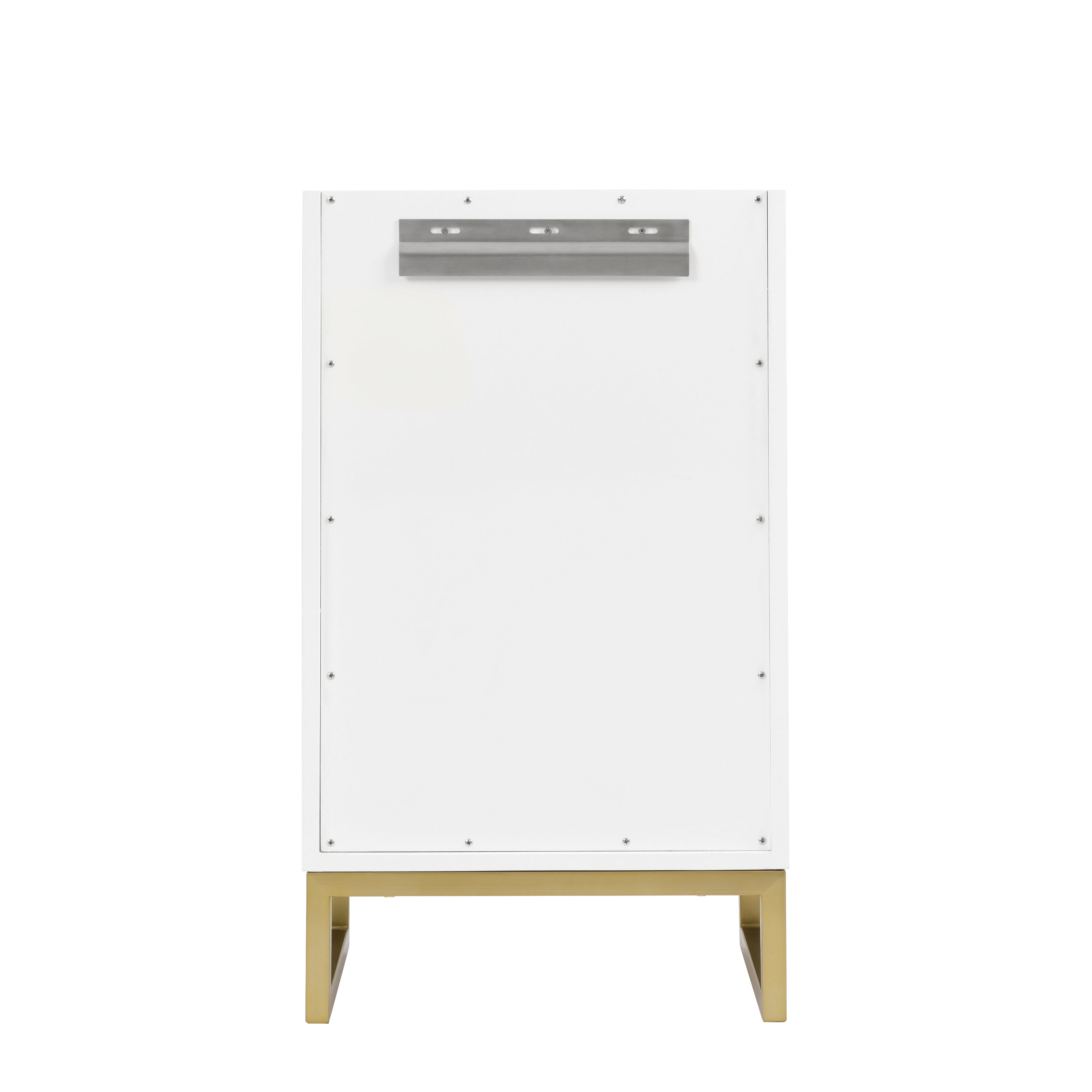 glossy white vanity