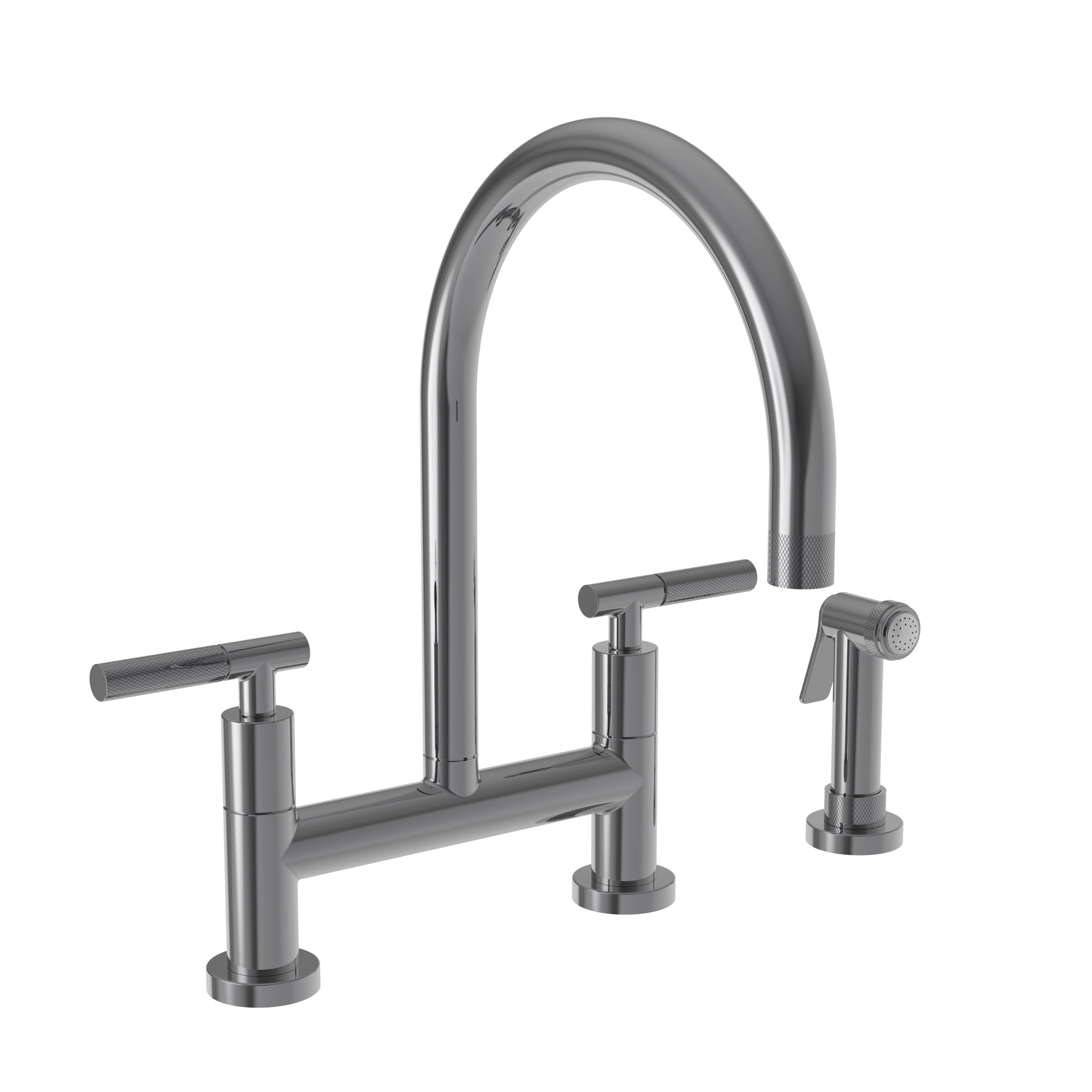 Newport Brass Muncy Kitchen Bridge Faucet with Side Spray