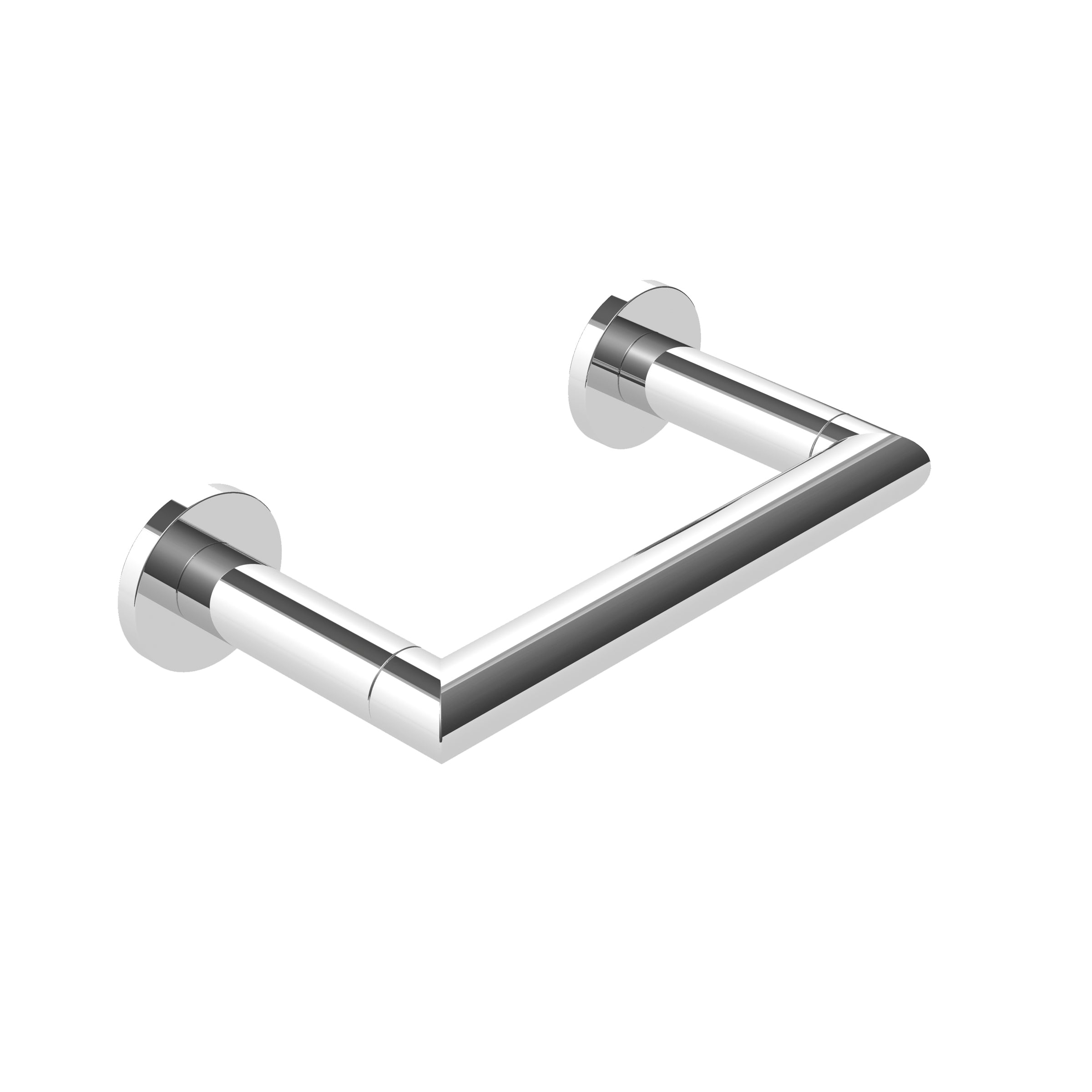 polished chrome tissue holder