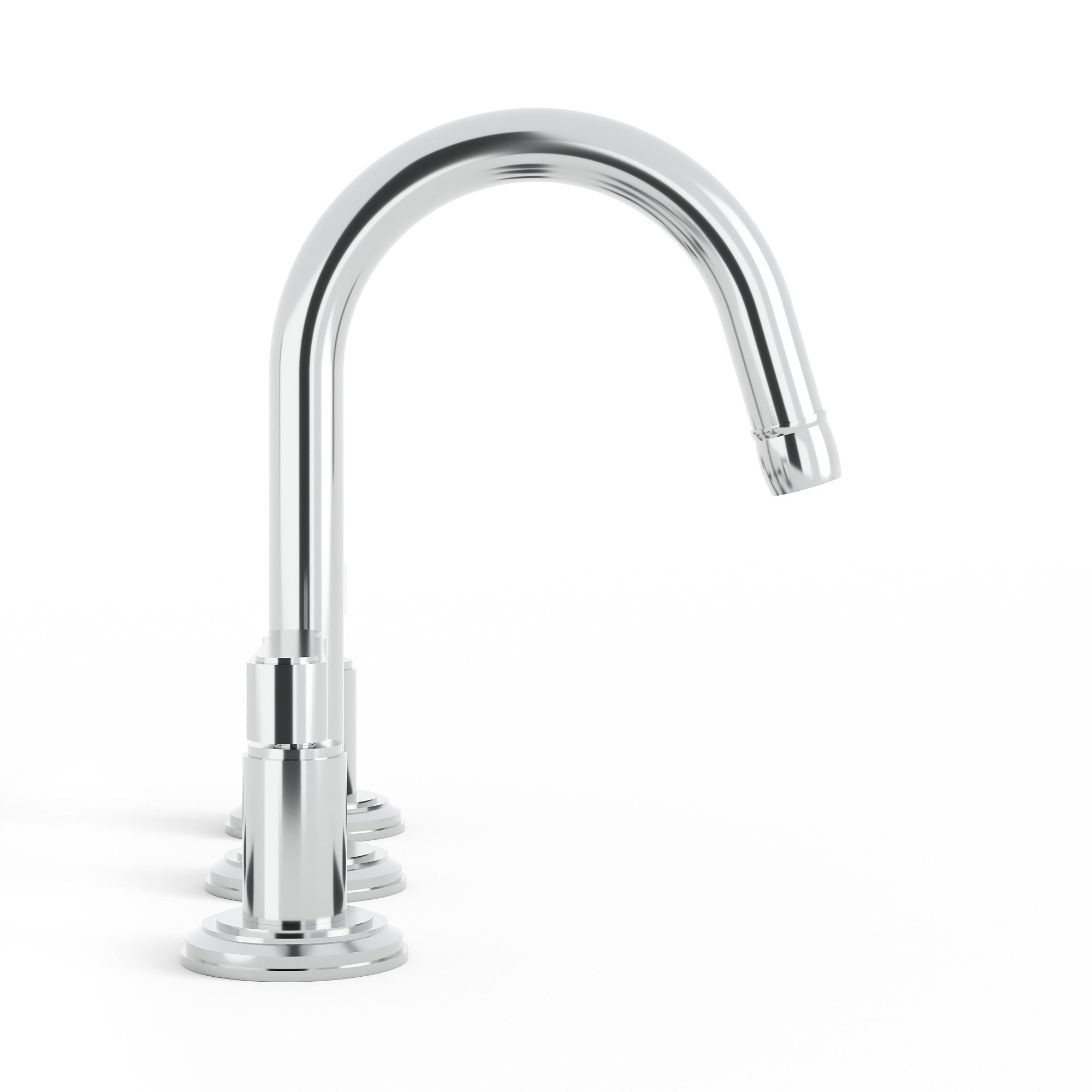 polished chrome faucet