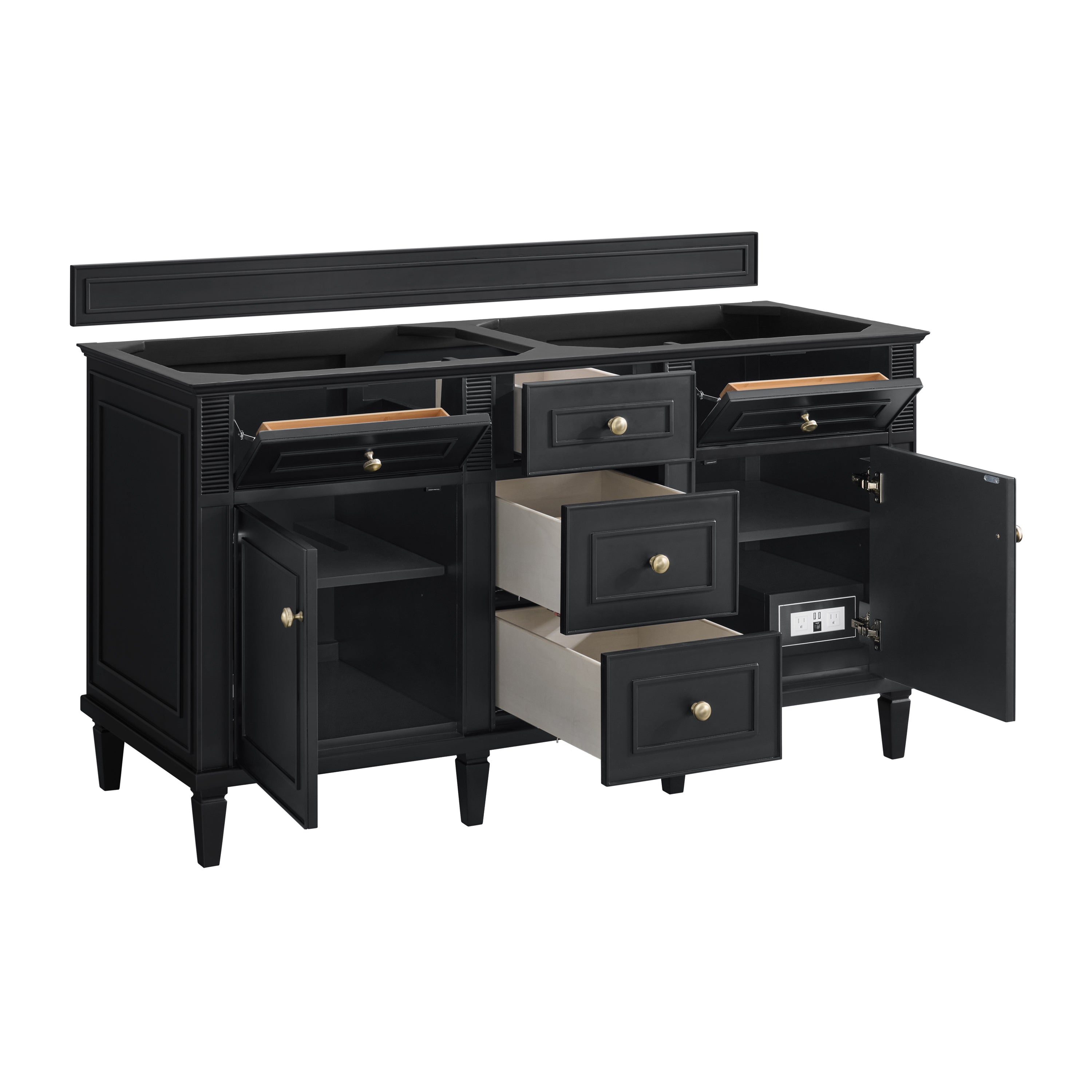 arctic fall solid surface top vanity