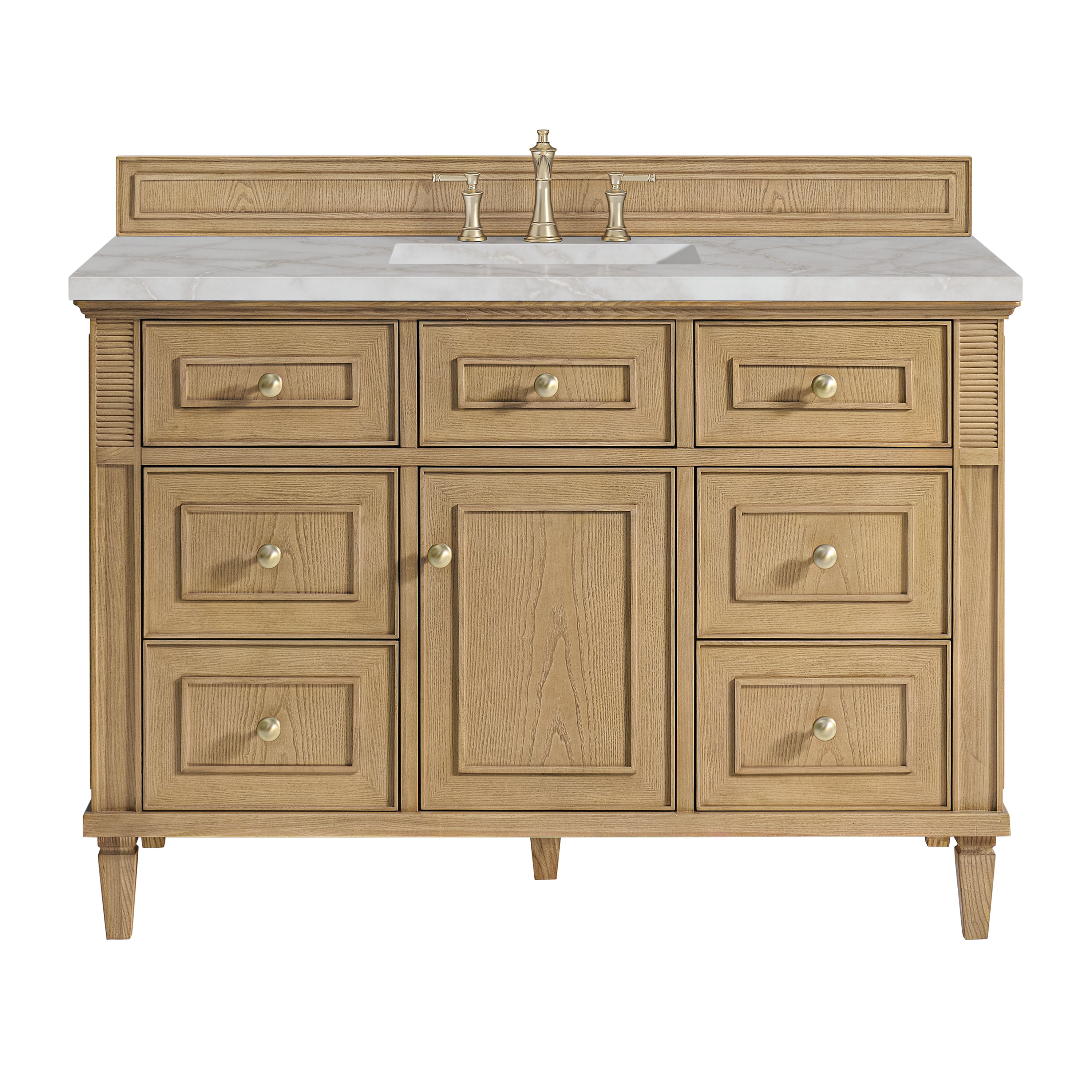 James Martin Vanities Lorelai 48" Single Vanity - Light Natural Oak
