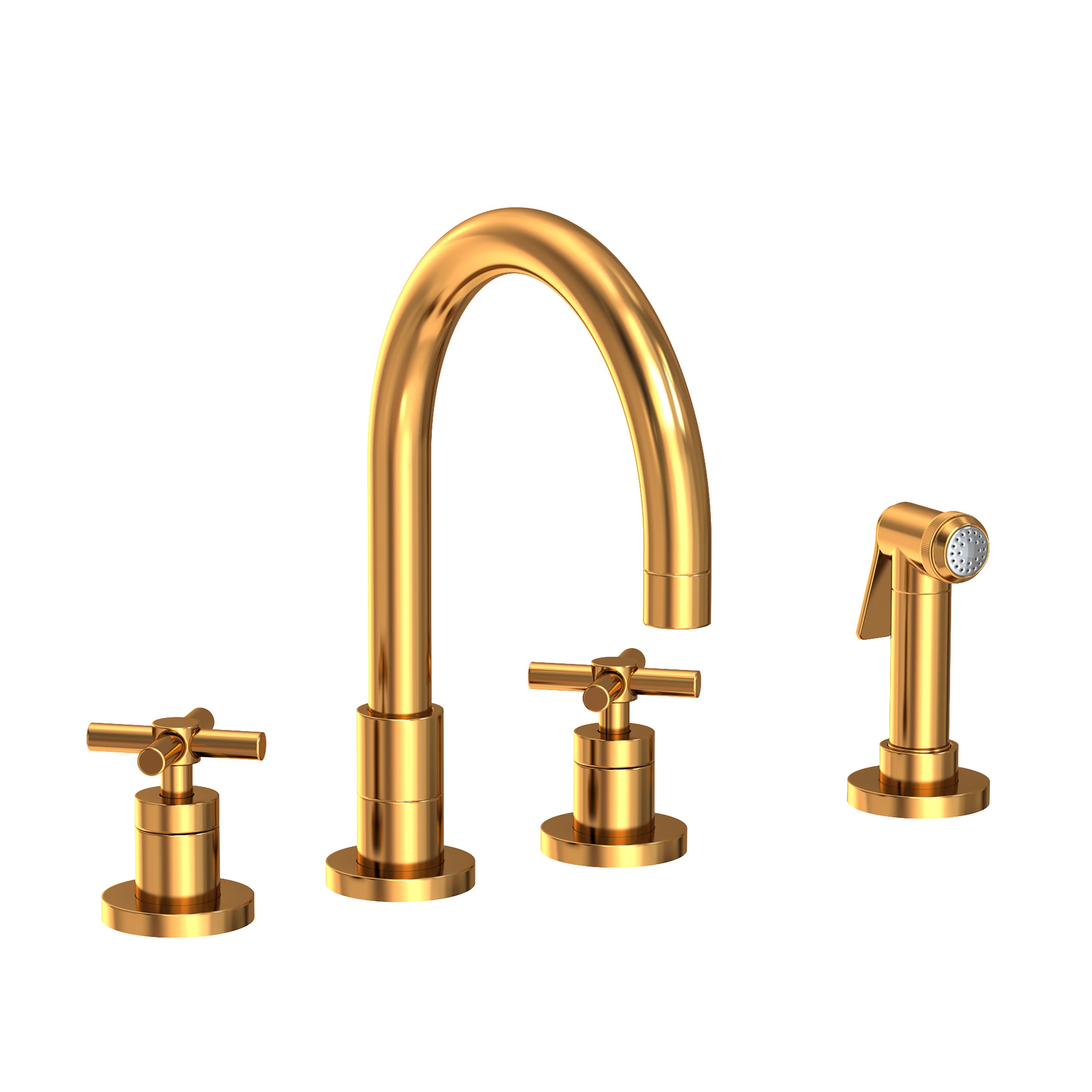 Newport Brass East Linear Kitchen Faucet with Side Spray